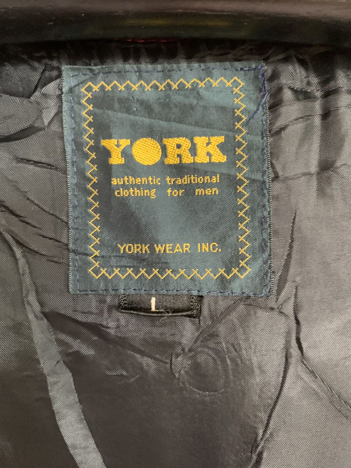 Vintage Vintage York Wool Varsity Jacket Size US L / EU 52-54 / 3 - 4 Thumbnail