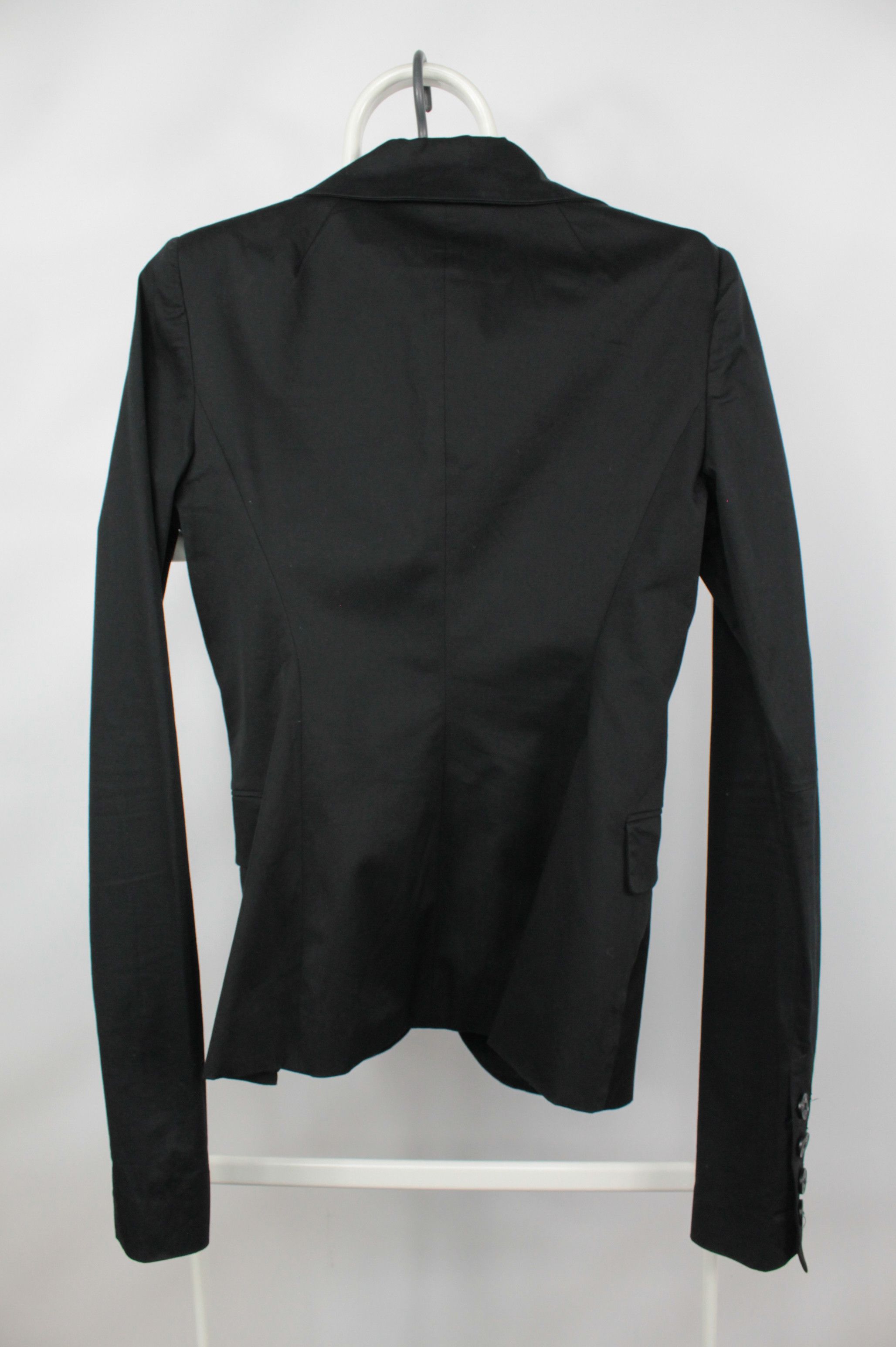 Designer × Patrizia Pepe Patrizia Pepe 3 Button Black Blazer Jacket Women's Size S / US 4 / IT 40 - 8 Thumbnail