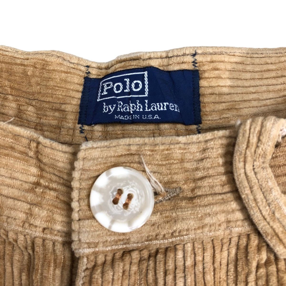 Polo Ralph Lauren Vintage 90s Polo by Ralph Lauren Pleated Baggy Corduroy Pant Size US 29 - 5 Thumbnail