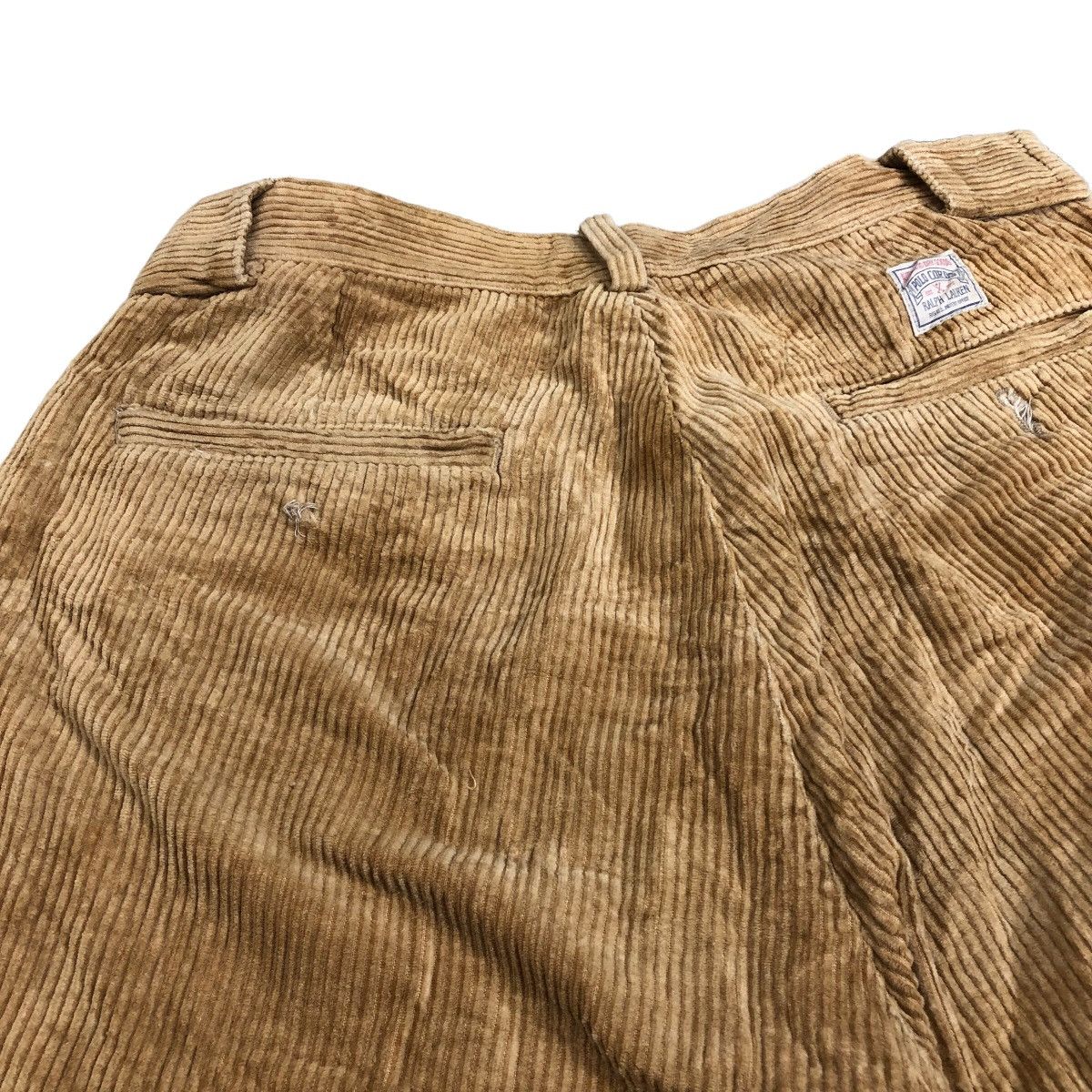 Polo Ralph Lauren Vintage 90s Polo by Ralph Lauren Pleated Baggy Corduroy Pant Size US 29 - 10 Thumbnail