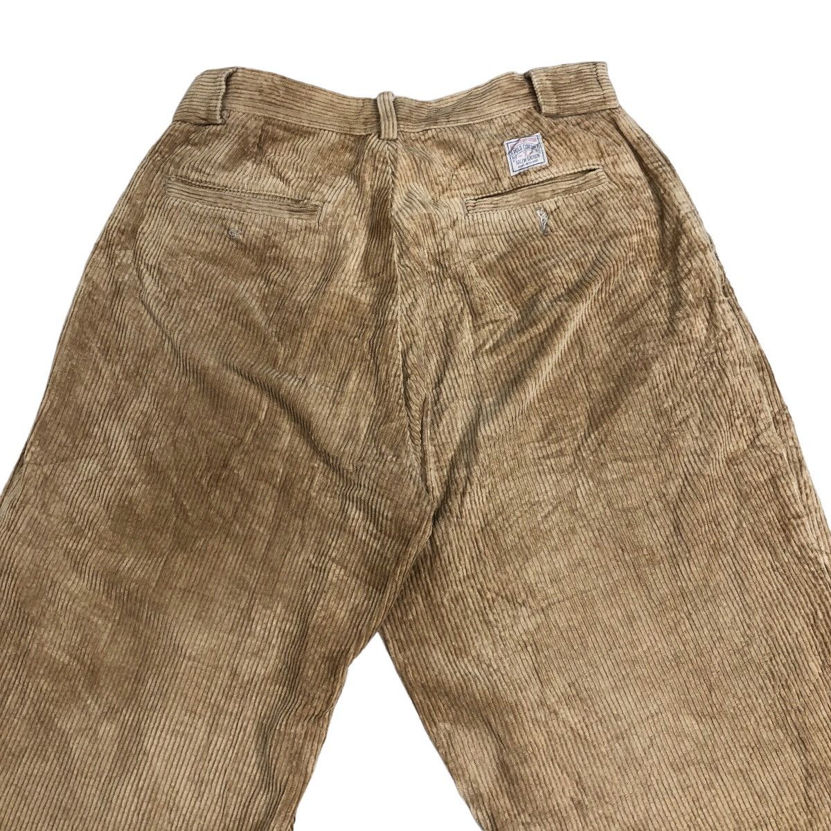 Polo Ralph Lauren Vintage 90s Polo by Ralph Lauren Pleated Baggy Corduroy Pant Size US 29 - 9 Thumbnail