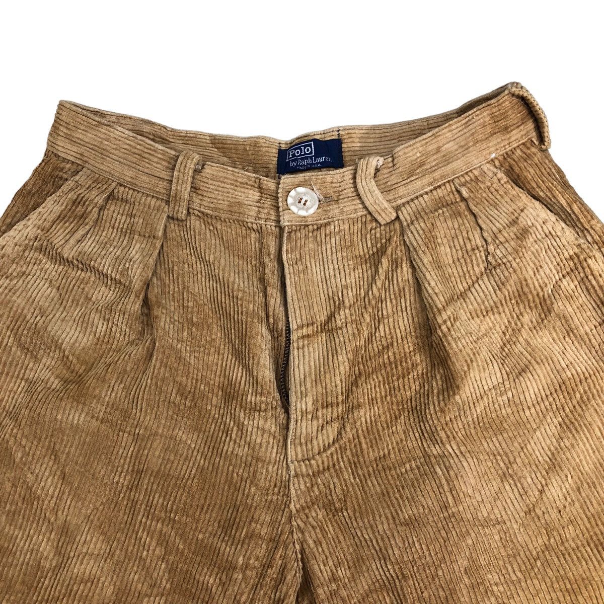 Polo Ralph Lauren Vintage 90s Polo by Ralph Lauren Pleated Baggy Corduroy Pant Size US 29 - 4 Thumbnail