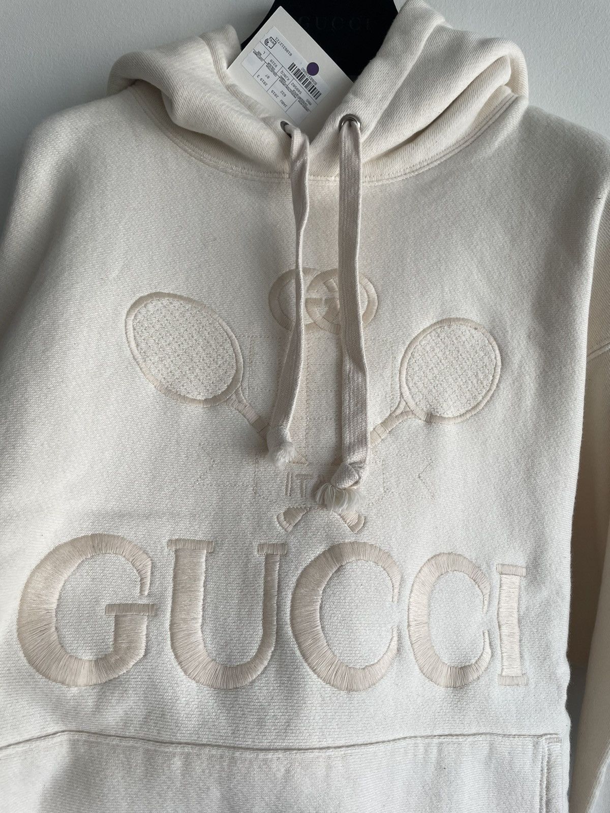 Gucci Limited Edition Super Runway Embroidery Gucci Tennis Hoodie Size US XL / EU 56 / 4 - 23 Thumbnail