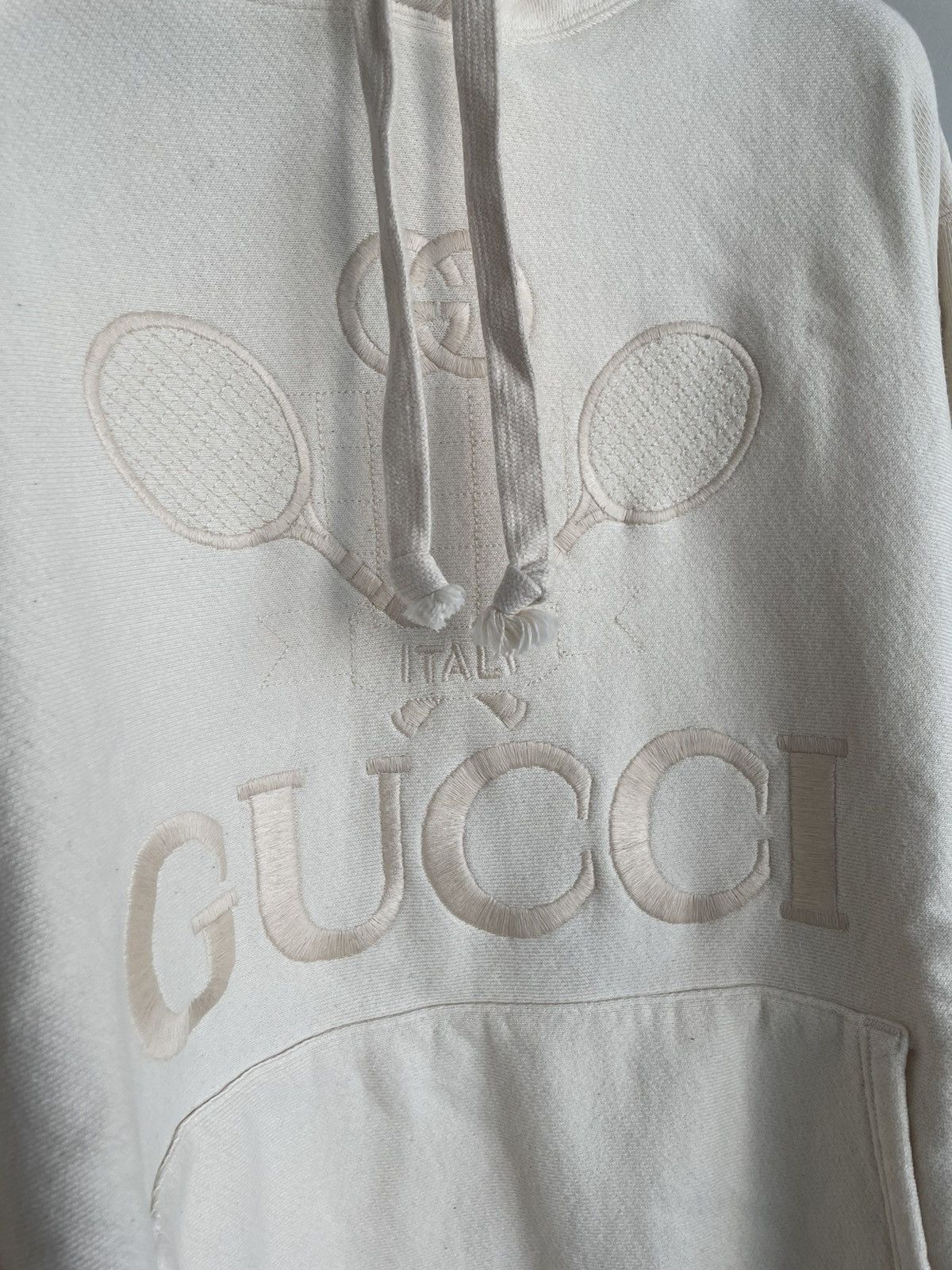Gucci Limited Edition Super Runway Embroidery Gucci Tennis Hoodie Size US XL / EU 56 / 4 - 25 Thumbnail