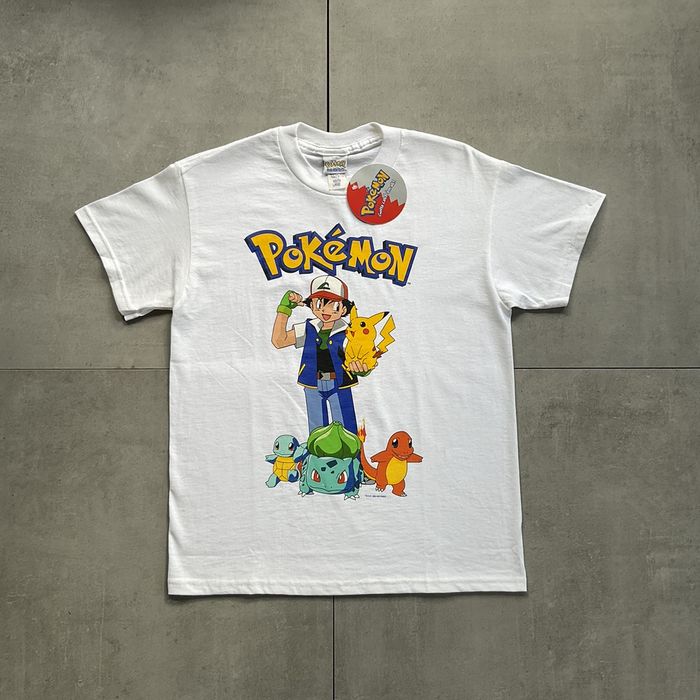 Vintage DEADSTOCK 90s Vintage Starter Pokemon Ash Ketchum T-Shirt | Grailed