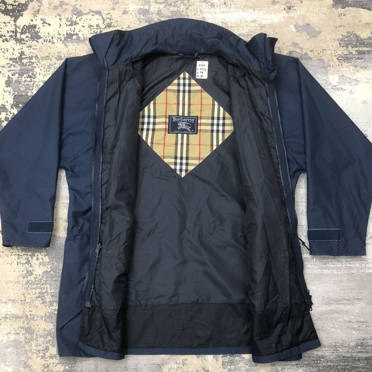 Burberry × Vintage Y203. VTG BURBERRYS OF LONDON NOVA CHECK PARKA JACKET Size US M / EU 48-50 / 2 - 4 Thumbnail
