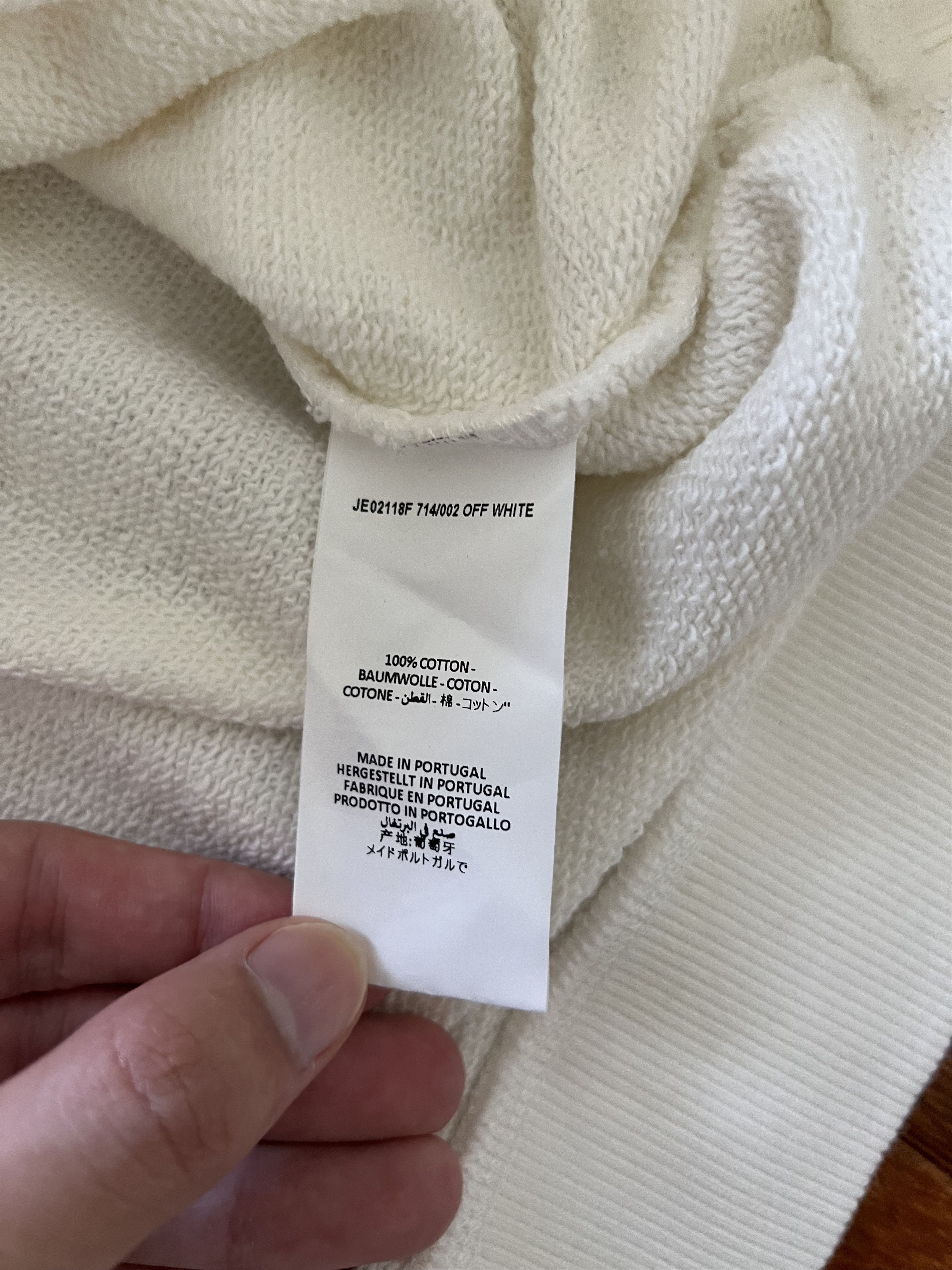 JW Anderson 💚 SS18 JW Anderson Embroidered Logo Crewneck Off White Size US M / EU 48-50 / 2 - 5 Thumbnail