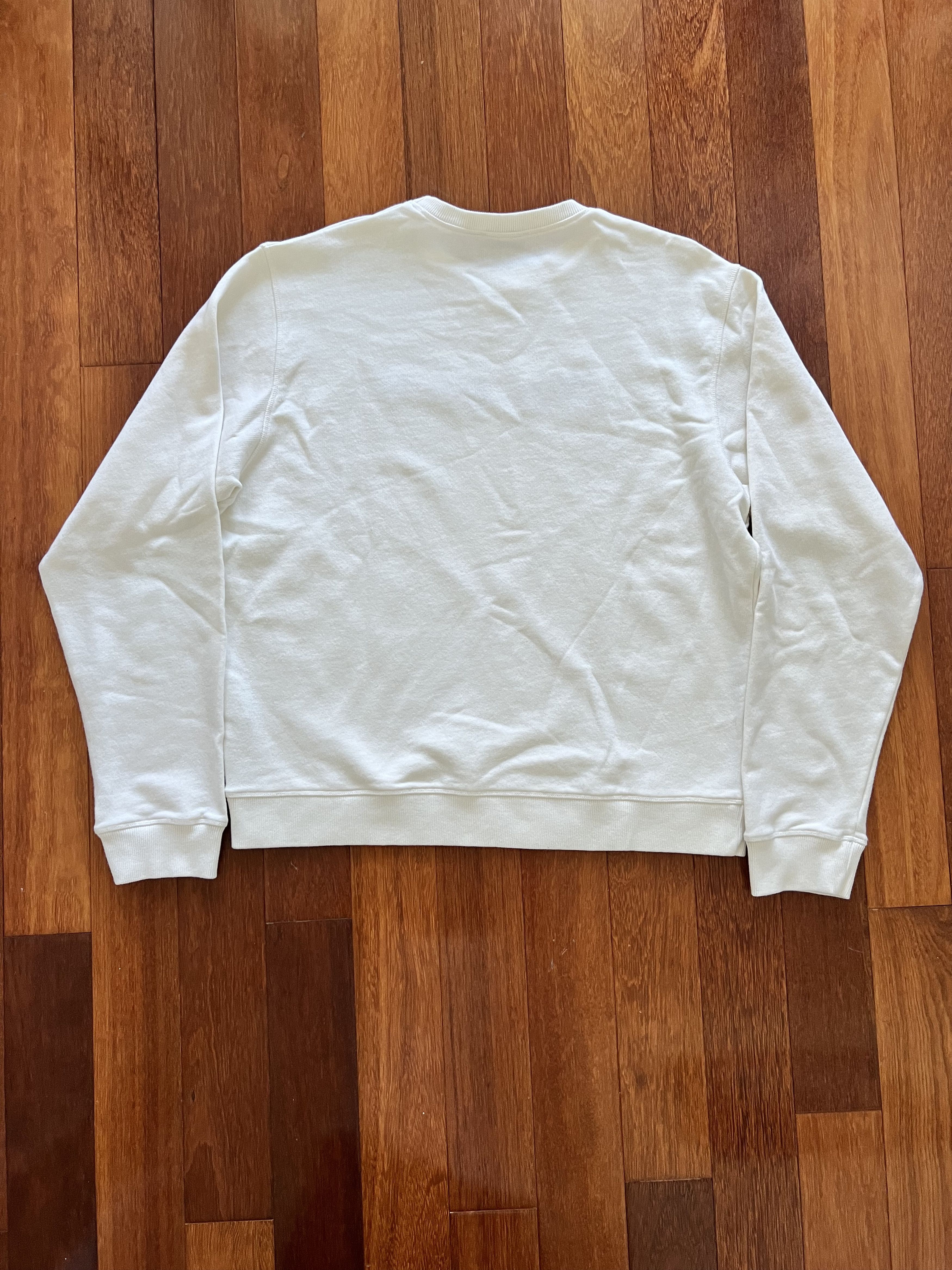 JW Anderson 💚 SS18 JW Anderson Embroidered Logo Crewneck Off White Size US M / EU 48-50 / 2 - 2 Thumbnail