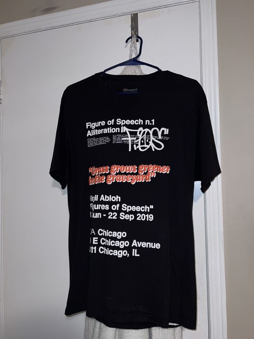 Virgil Abloh MCA Figures of Speech Lines Tee