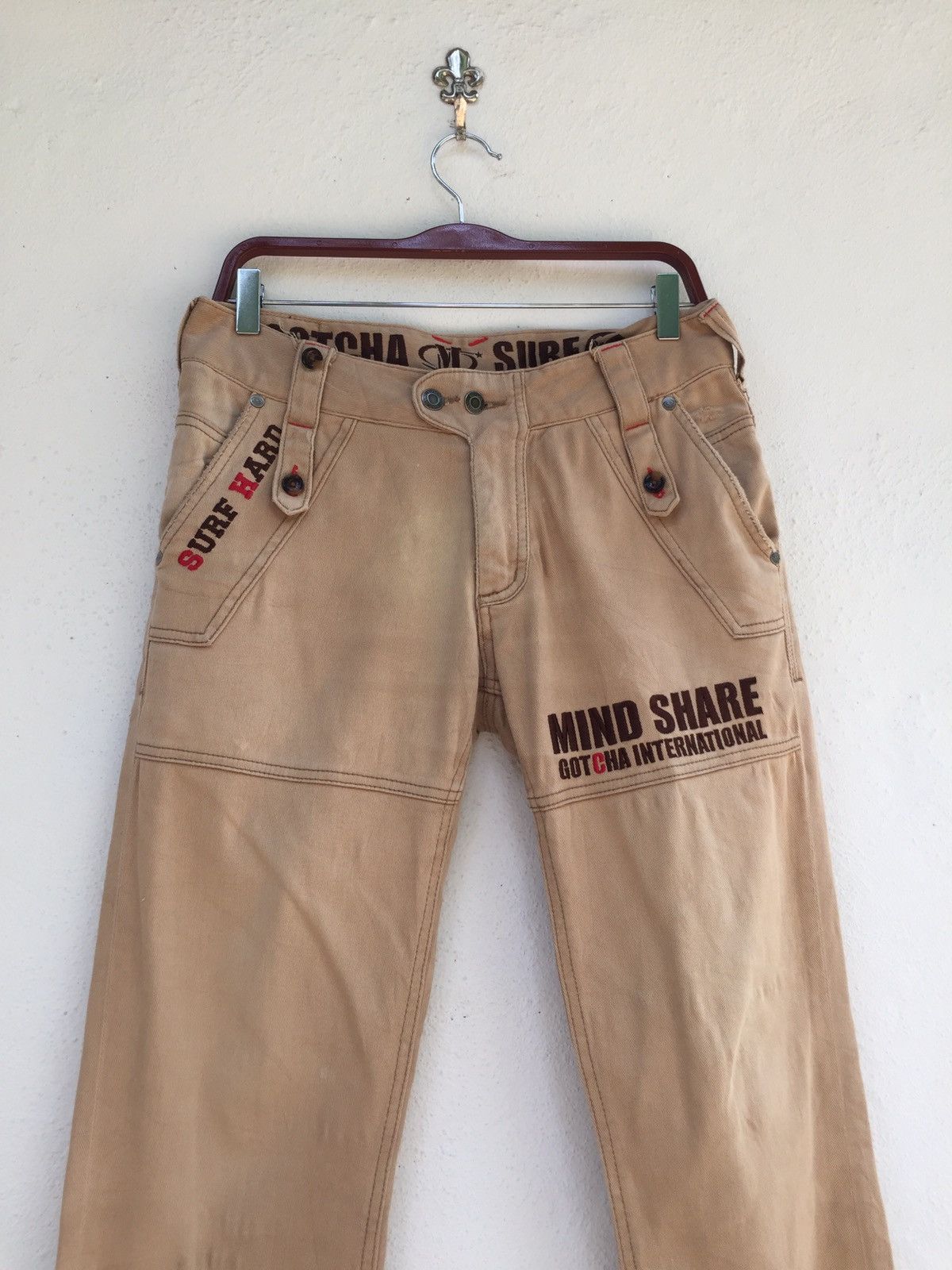 Japanese Brand GOTCHA SURF CARGO PANTS Size US 30 / EU 46 - 4 Thumbnail