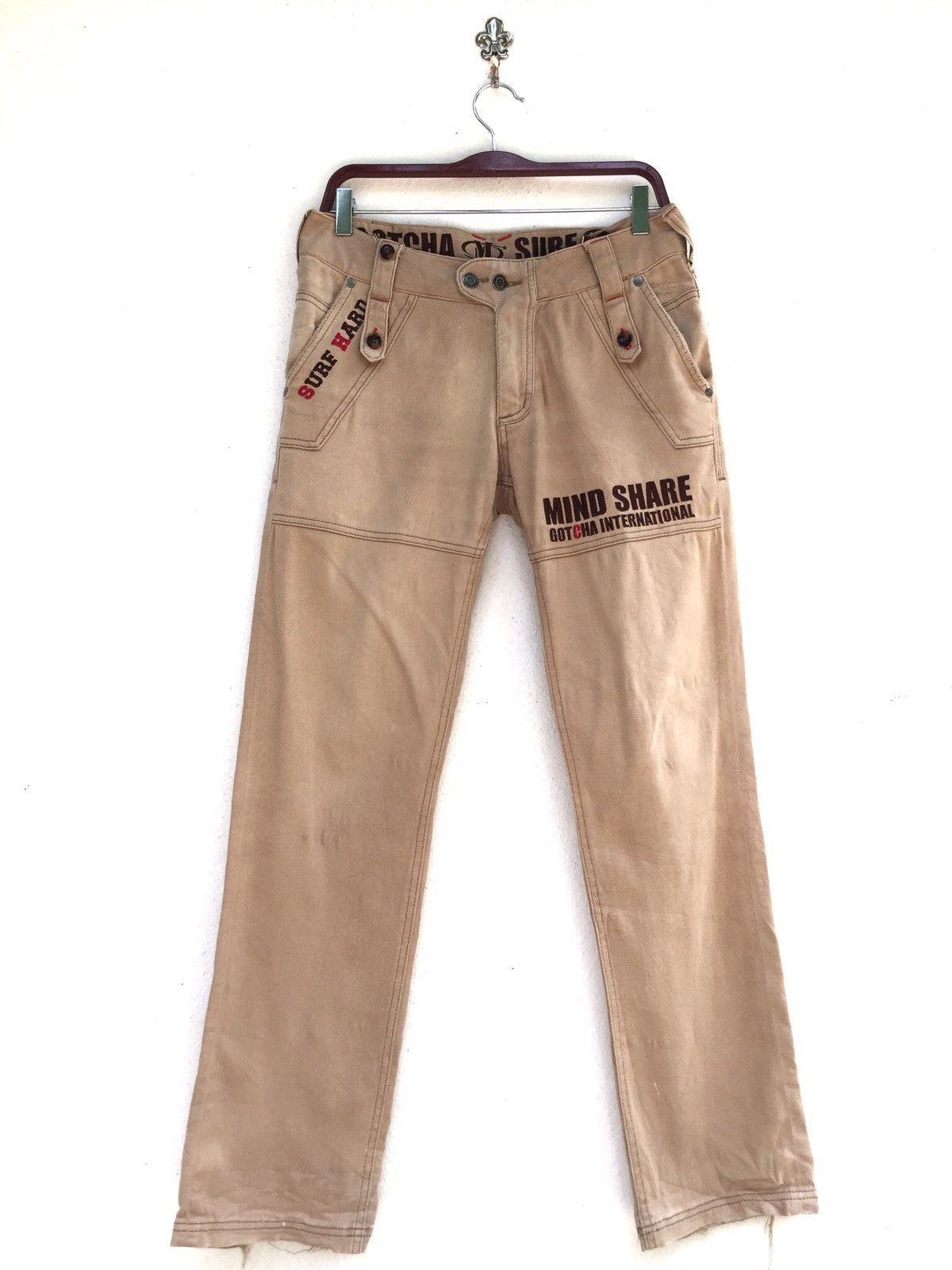 Japanese Brand GOTCHA SURF CARGO PANTS Size US 30 / EU 46 - 1 Thumbnail