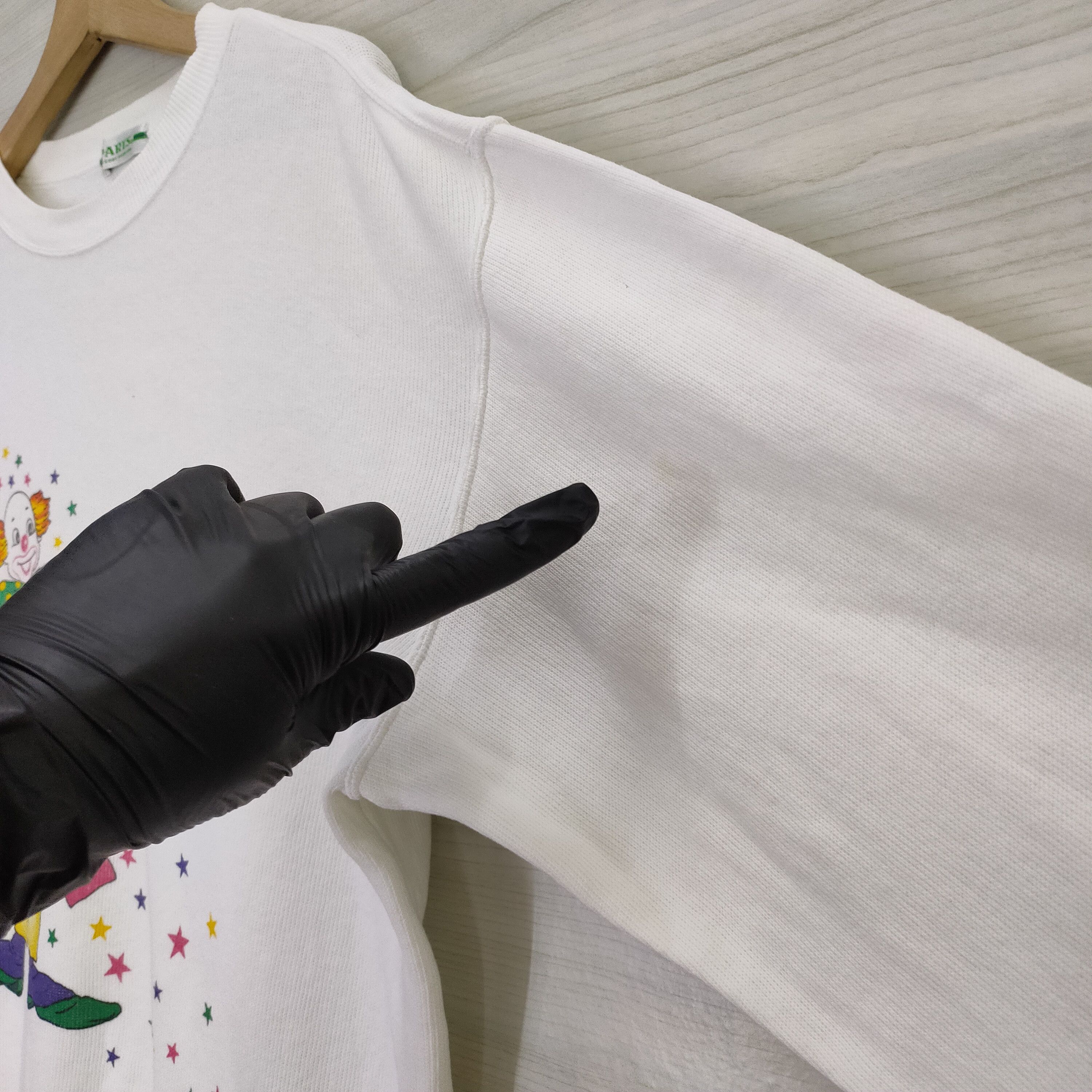 Designer × Vintage Vtg Martine Rose Clown, Vintage Paris Sweater Size US L / EU 52-54 / 3 - 11 Thumbnail