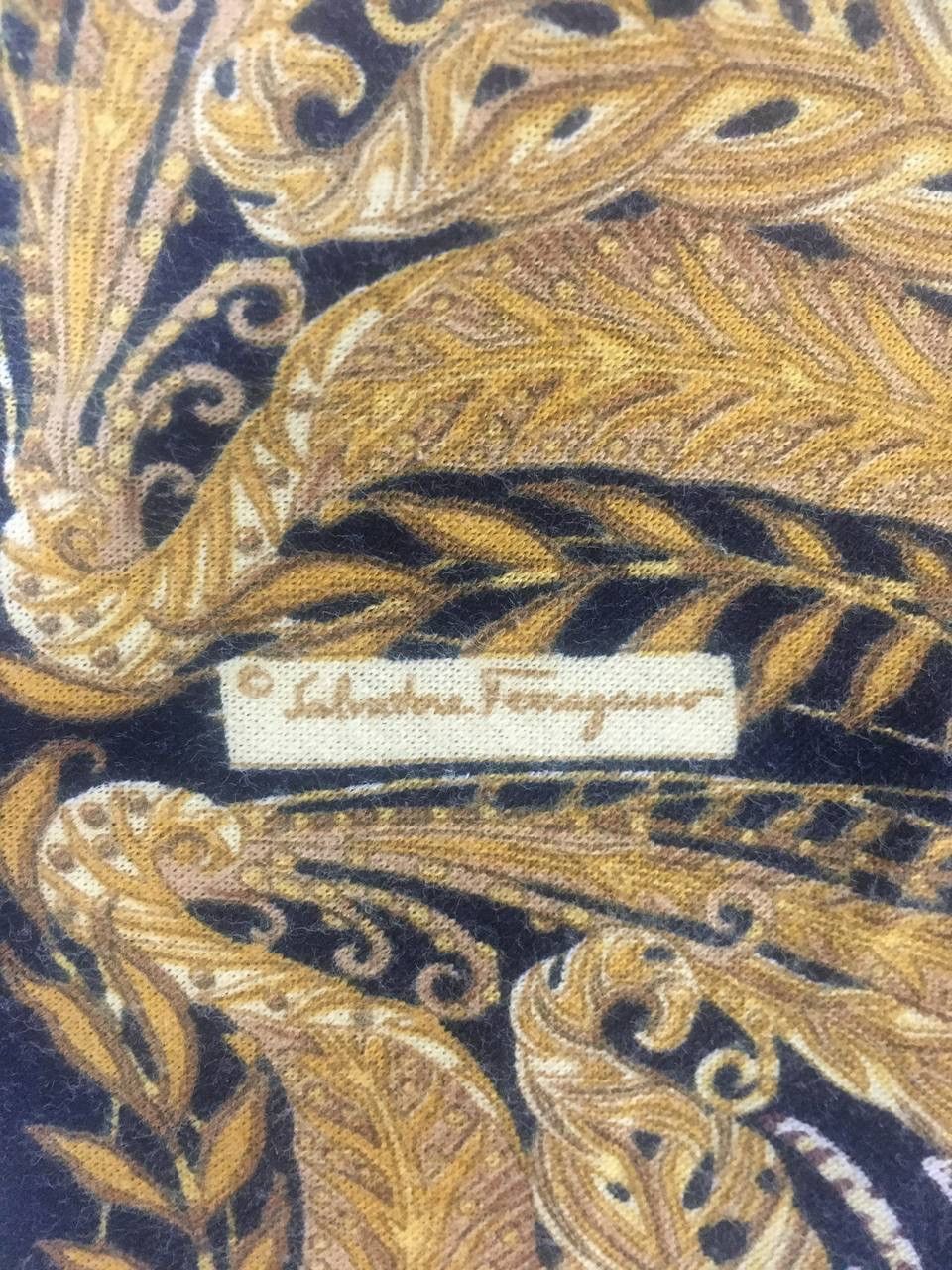 Salvatore Ferragamo Vintage rare design Size US L / EU 52-54 / 3 - 8 Thumbnail
