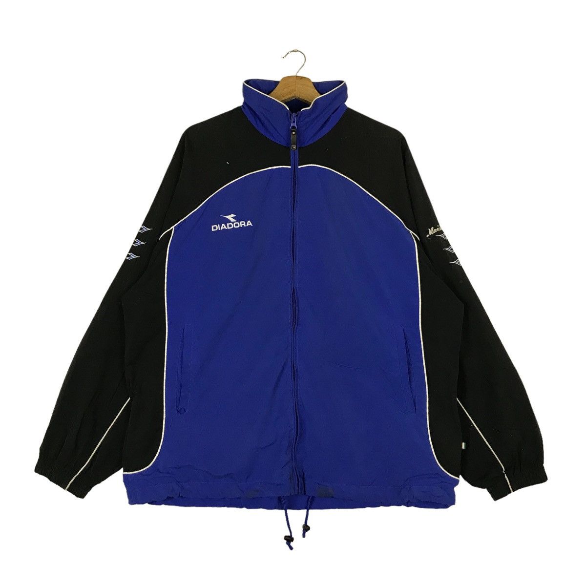 Vintage Diadora Italian Sport Clothing Full Zipper Sweater