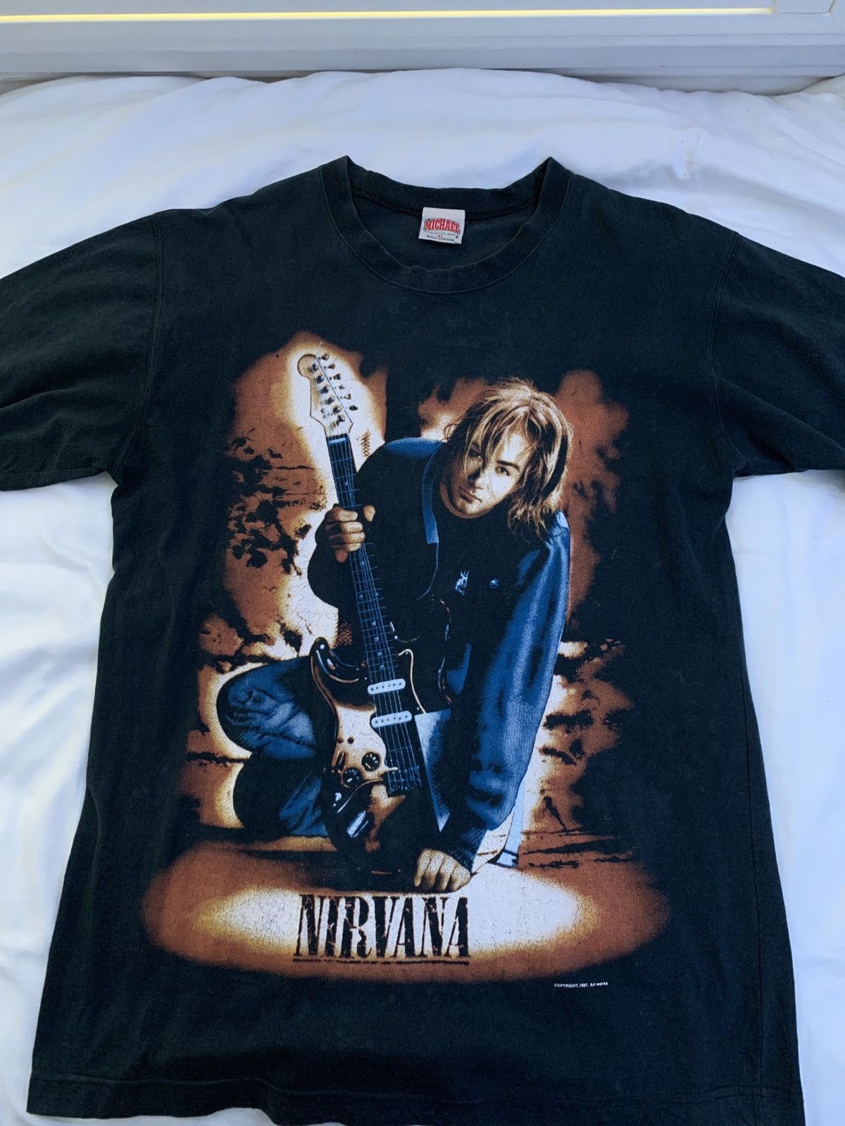 Nirvana Vintage Nirvana 1997 tee Size US XL / EU 56 / 4 - 1 Thumbnail