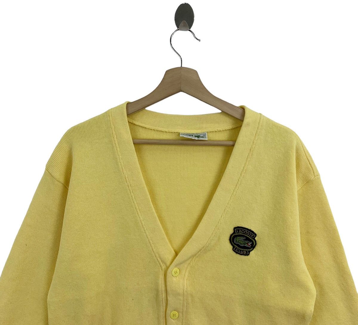 Lacoste × Vintage Vintage Lacoste Casual Cardigan Mens Sweater Size US M / EU 48-50 / 2 - 2 Thumbnail