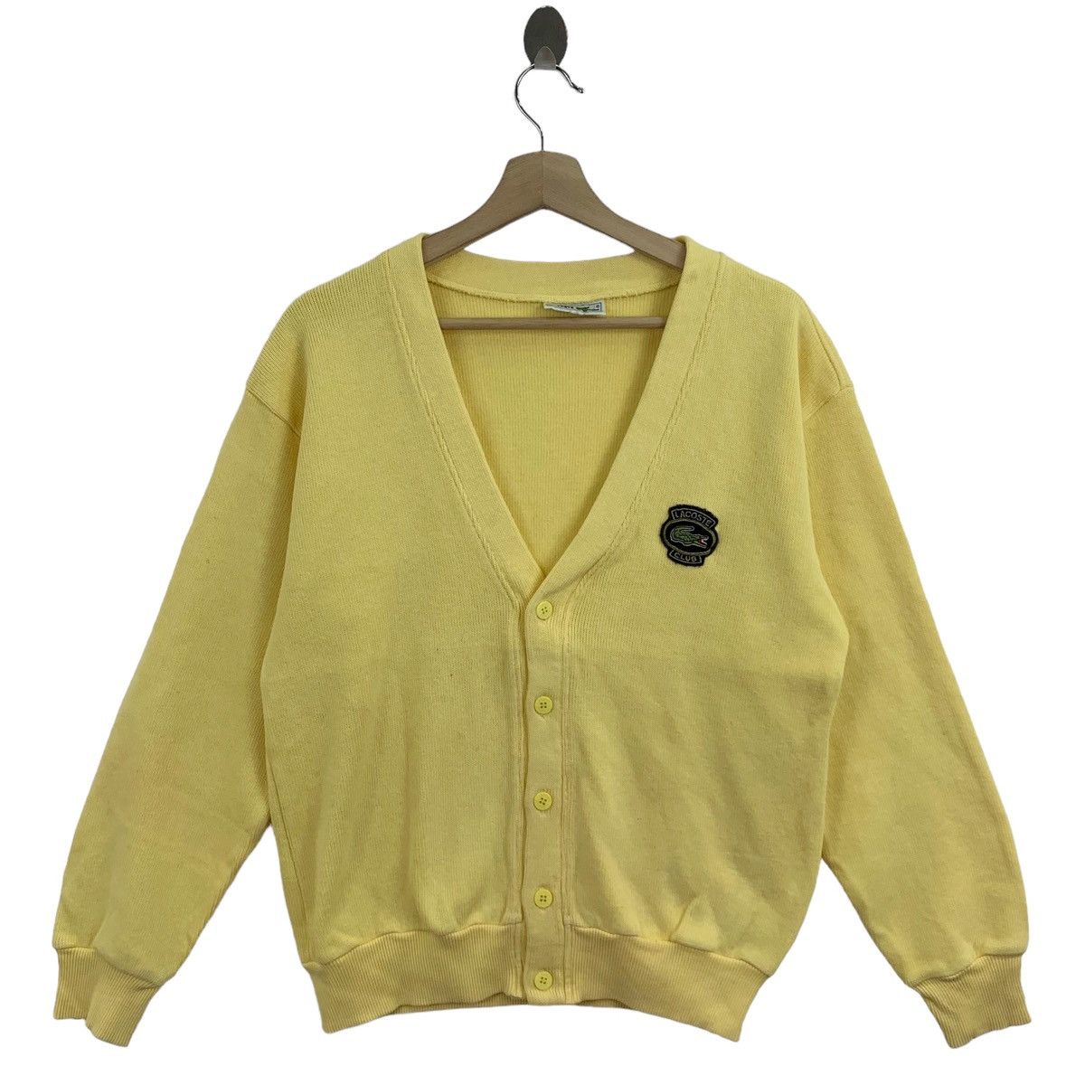 Vintage Lacoste Casual Cardigan Mens Sweater