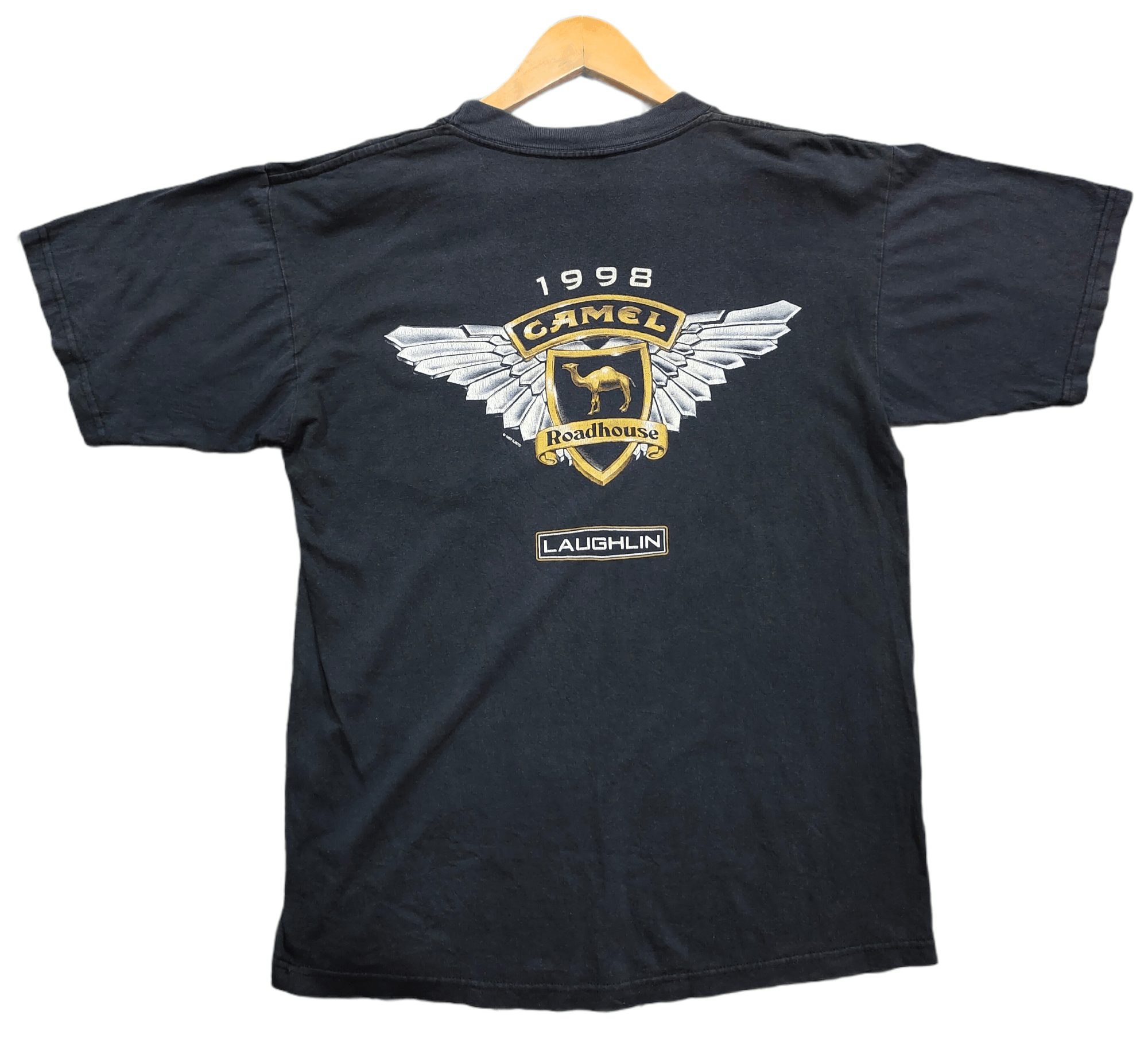 Camel × Vintage Vintage Camel 1998 Laughlin single poket tshirt Size US L / EU 52-54 / 3 - 3 Thumbnail