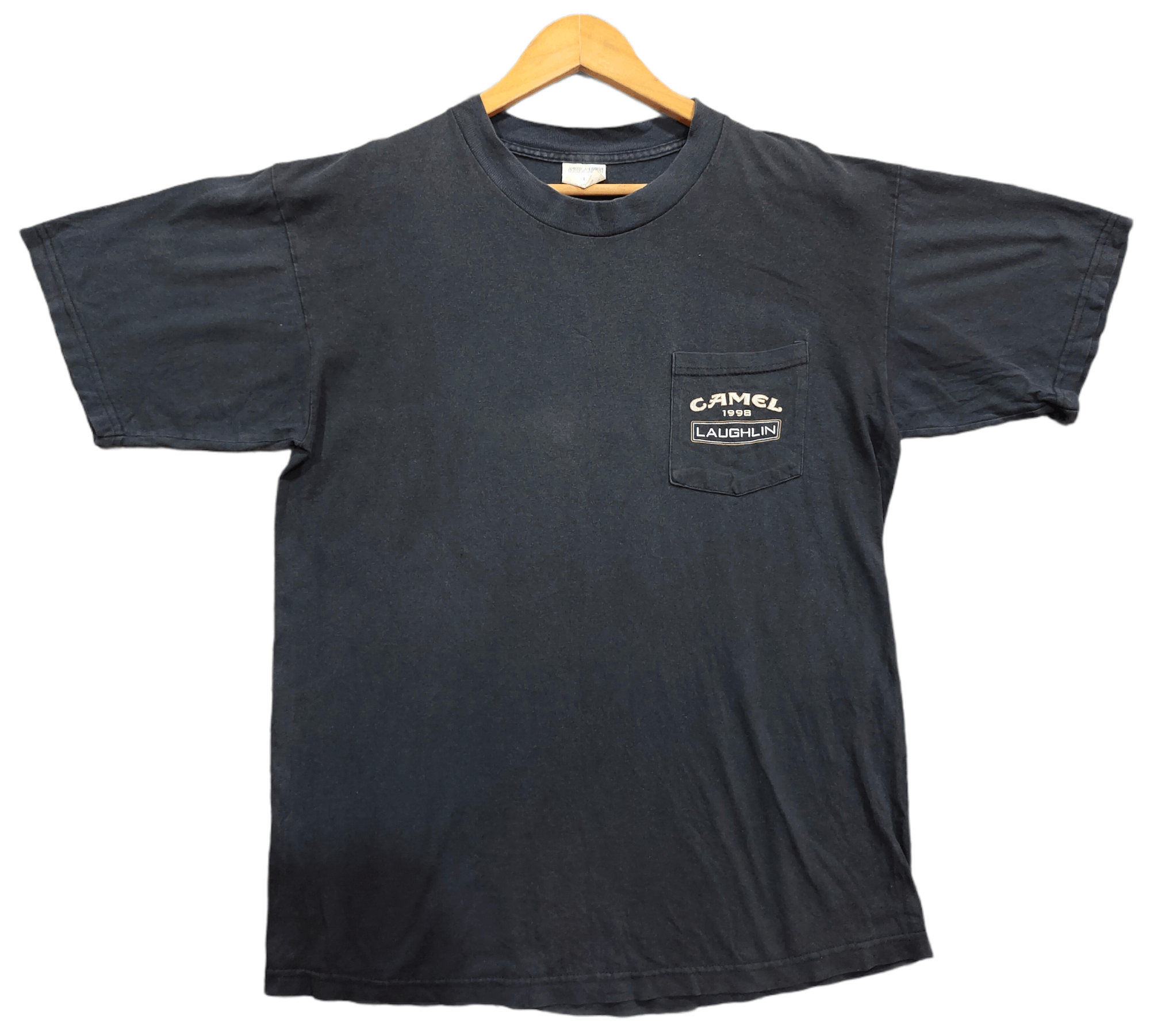 Camel × Vintage Vintage Camel 1998 Laughlin single poket tshirt Size US L / EU 52-54 / 3 - 6 Thumbnail