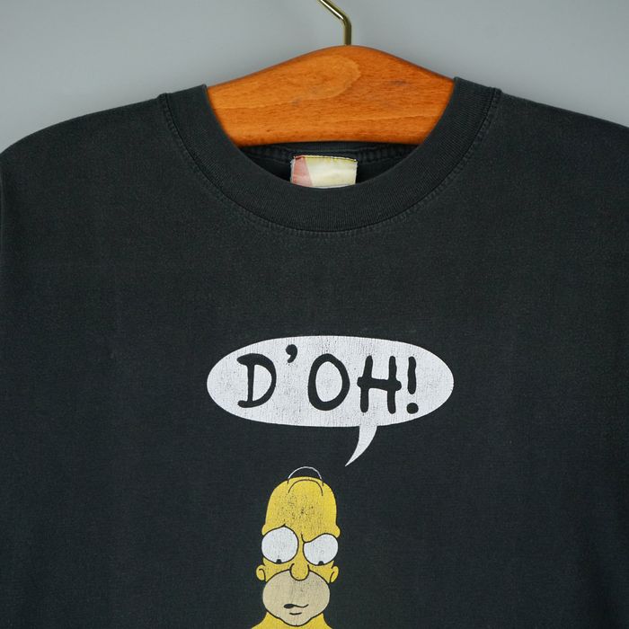 Vintage Rare 1997 Black Homer And Bart Simpson T-shirt L