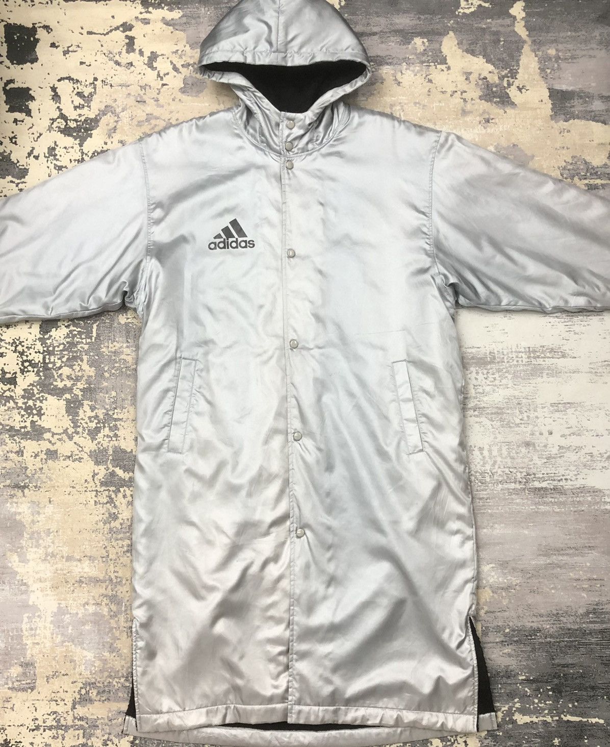 Adidas Y202. VTG 90s DESCENTE X ADIDAS SUN FADED FLEECE LONG JACKET Size US L / EU 52-54 / 3 - 2 Thumbnail