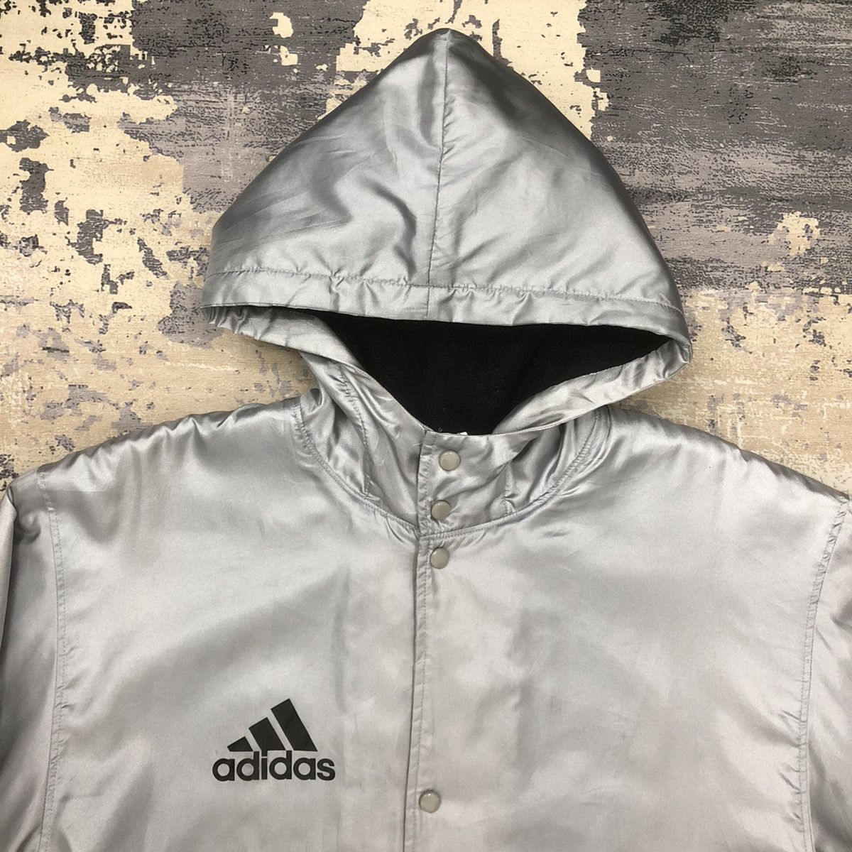 Adidas Y202. VTG 90s DESCENTE X ADIDAS SUN FADED FLEECE LONG JACKET Size US L / EU 52-54 / 3 - 3 Thumbnail