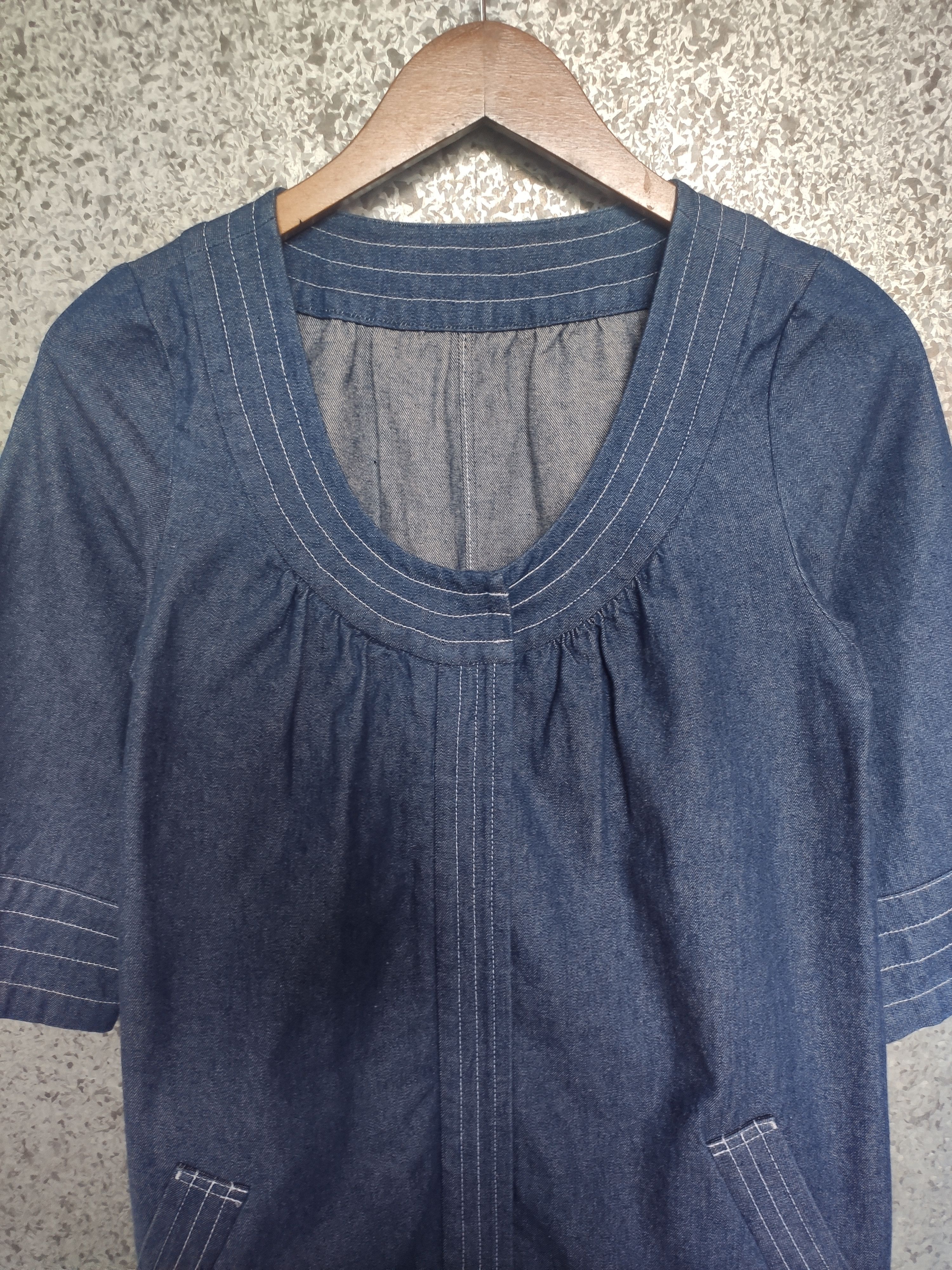 Blue Blue Japan Ships Jacket Denim blouse Size M / US 6-8 / IT 42-44 - 2 Thumbnail