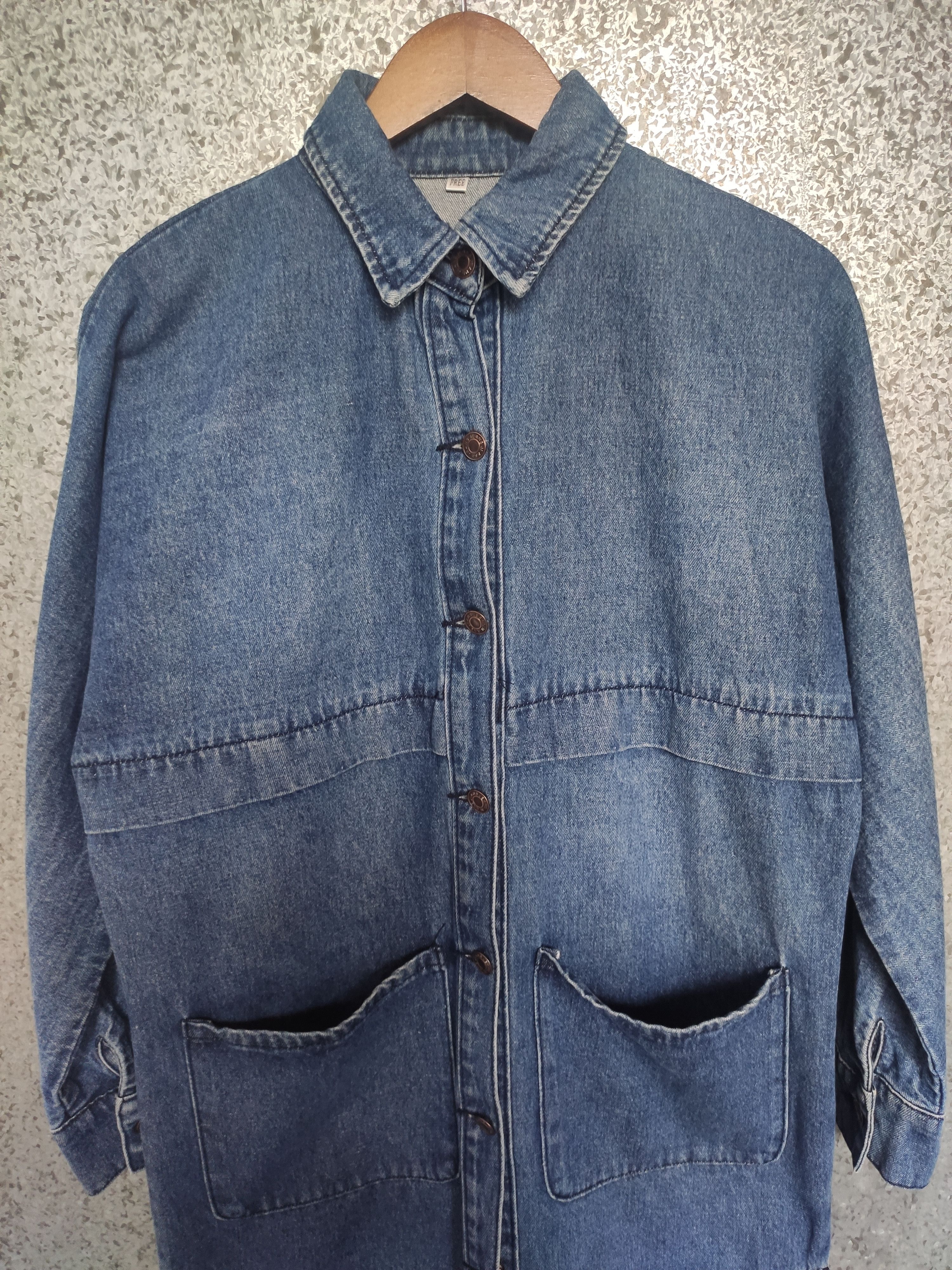 Blue Blue Japan Japanese Denime Jacket Parkas Size US L / EU 52-54 / 3 - 2 Thumbnail