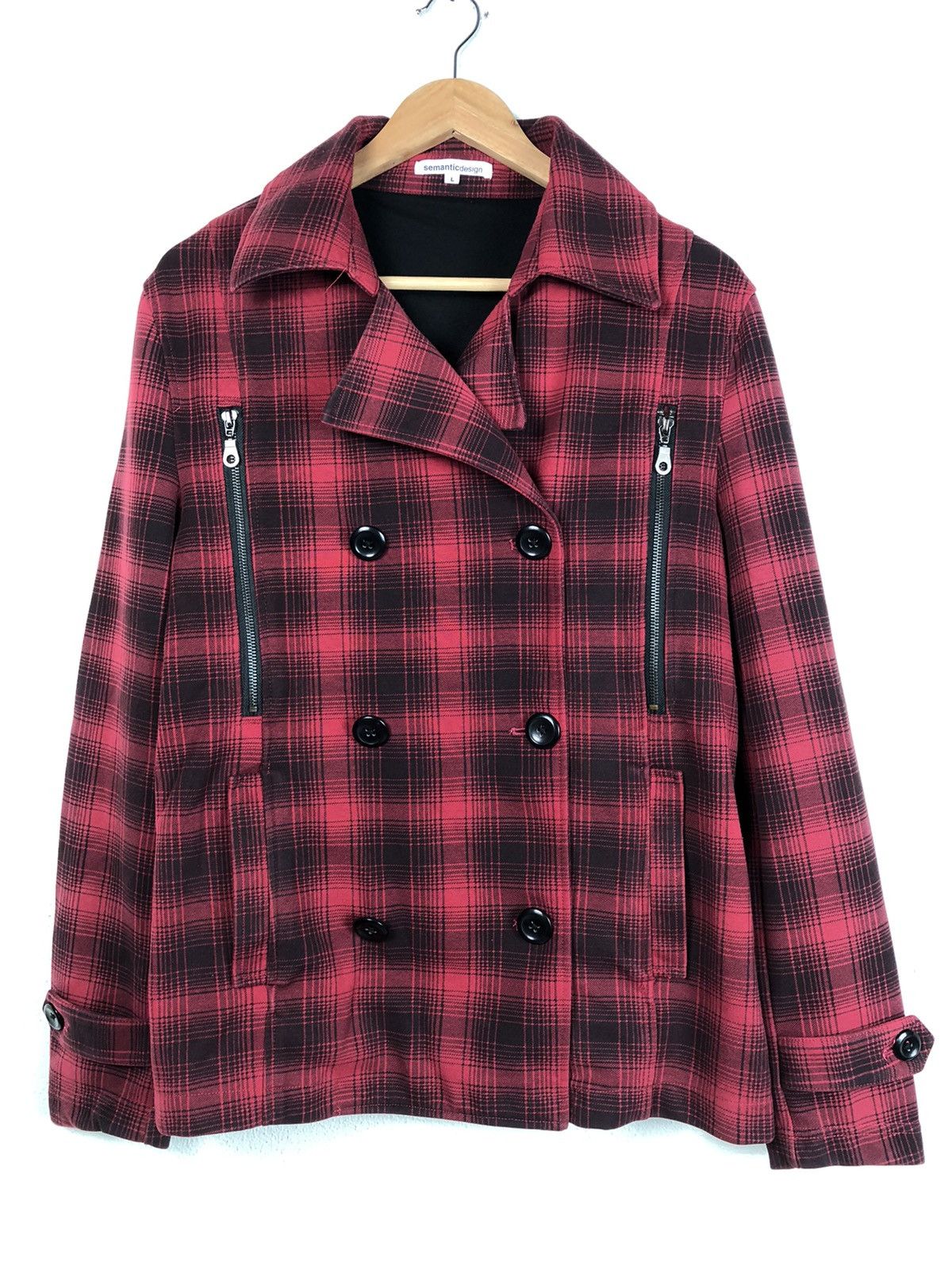 Semantic Design Double Breasted Jacket Punk 1977 Style