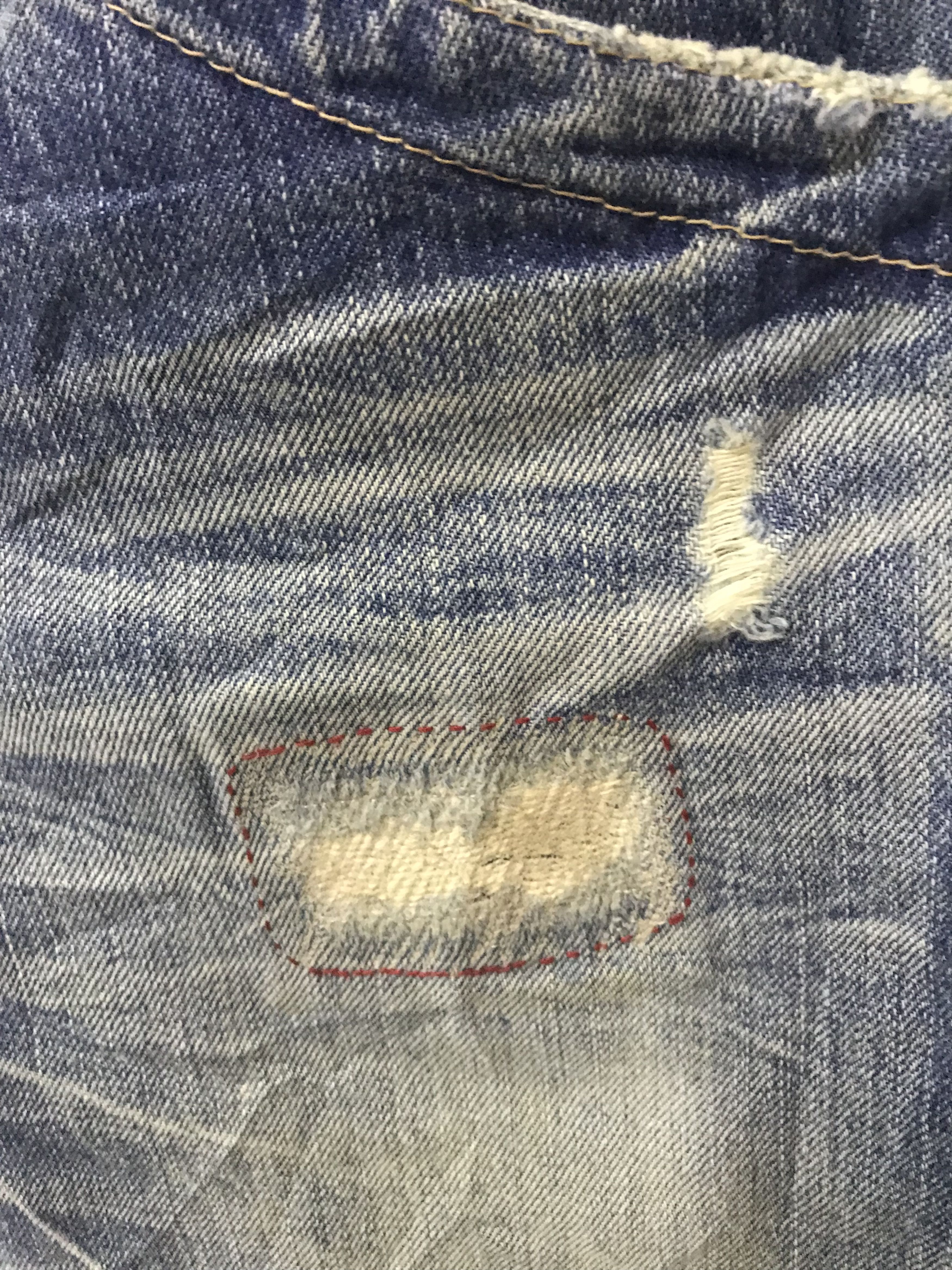 Hysteric Glamour Vintage distressed hysteric glamour crop short selvedge jean Size 30" / US 8 / IT 44 - 10 Thumbnail