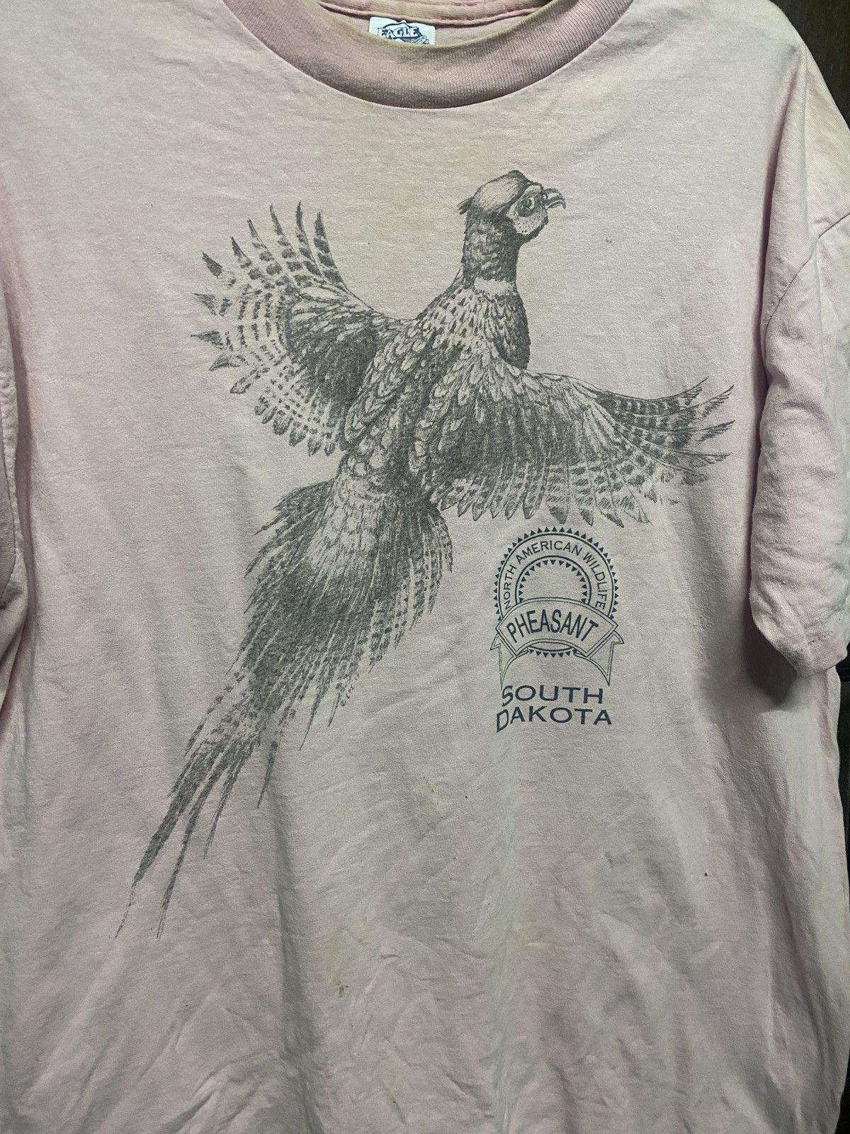 Rare vintage 90s PEACOCK BIRD PHEASANT SOUTH DAKOTA
