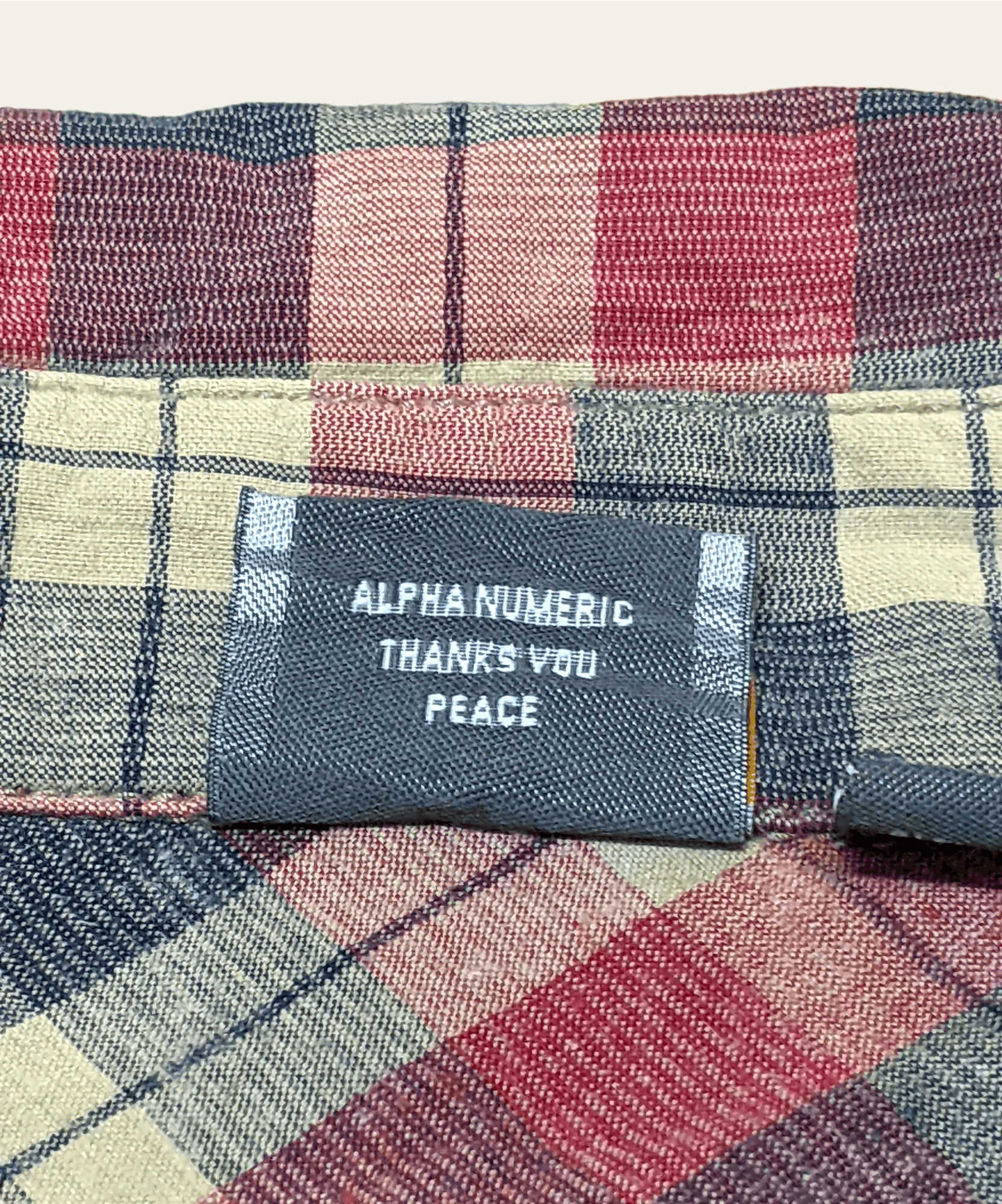 Alphanumeric × Vintage Vintage Alphanumeric Clothing Plaid Shirt Size US L / EU 52-54 / 3 - 11 Thumbnail
