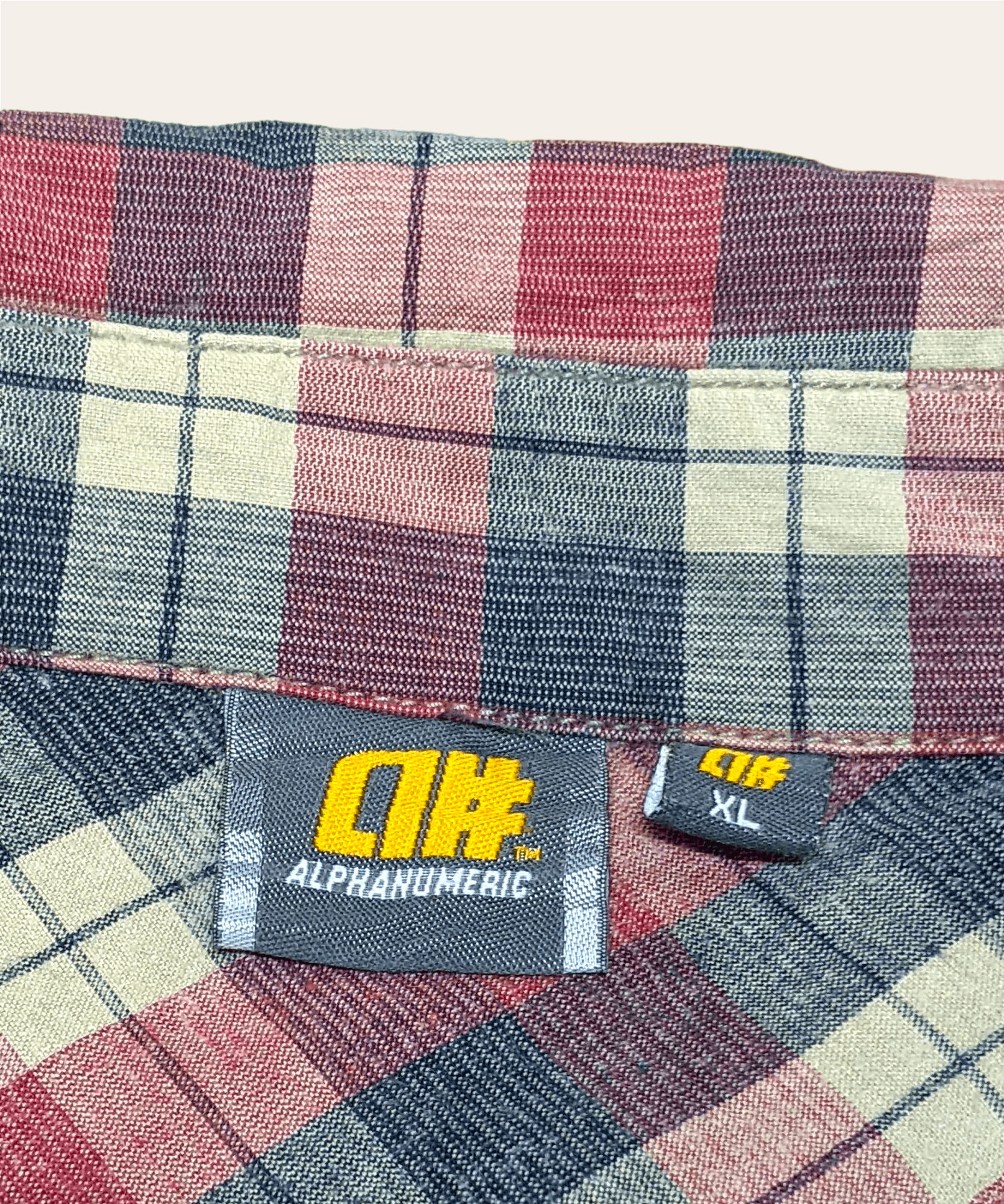 Alphanumeric × Vintage Vintage Alphanumeric Clothing Plaid Shirt Size US L / EU 52-54 / 3 - 10 Thumbnail