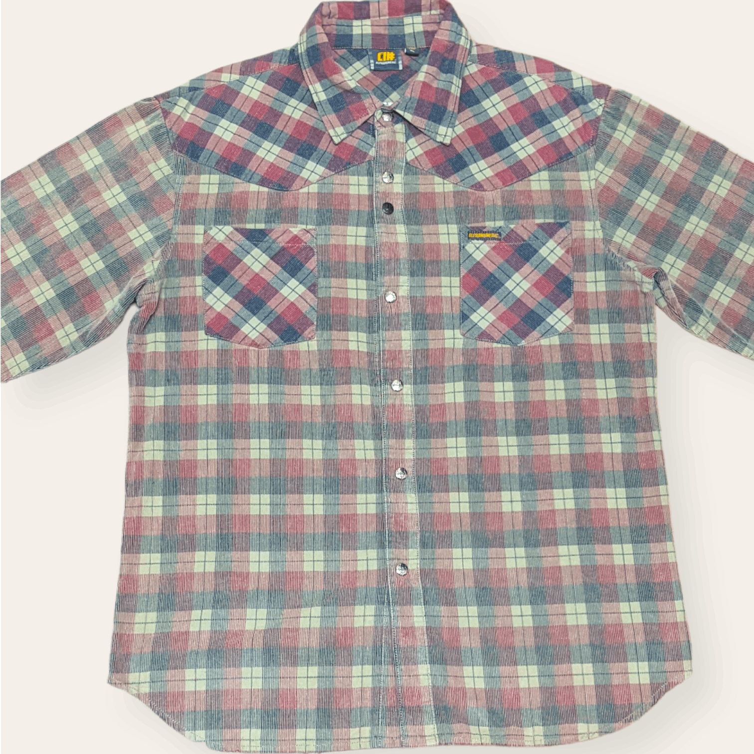 Alphanumeric × Vintage Vintage Alphanumeric Clothing Plaid Shirt Size US L / EU 52-54 / 3 - 4 Thumbnail
