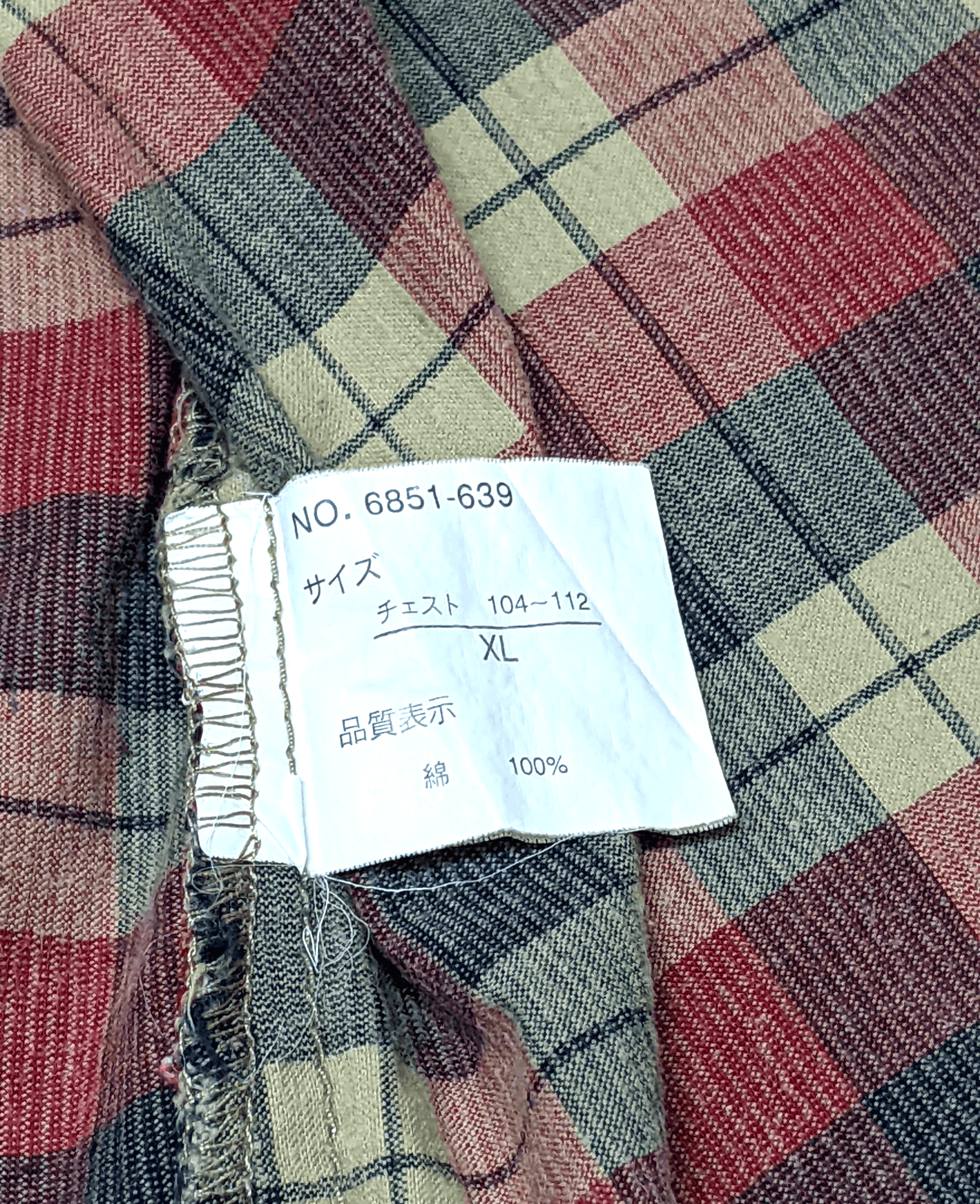 Alphanumeric × Vintage Vintage Alphanumeric Clothing Plaid Shirt Size US L / EU 52-54 / 3 - 12 Thumbnail