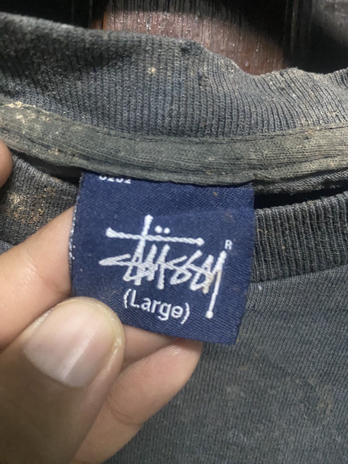 Stussy × Vintage VINTAGE STUSSY ROOT REGGAE DESTROY DISTRESSED DESIGN Size US L / EU 52-54 / 3 - 9 Thumbnail
