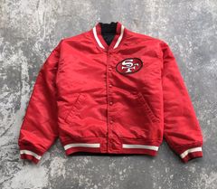 Vintage San Francisco 49ers REVERSIBLE satin jacket by Starter - L