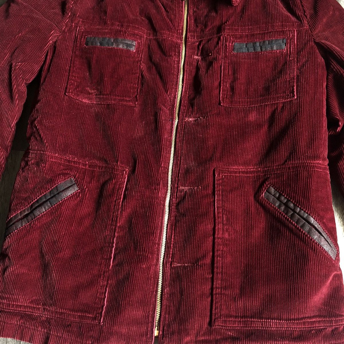 Vintage Vintage 1970s The Shining Sears Corduroy Zip Jacket Maroon Size US L / EU 52-54 / 3 - 4 Thumbnail