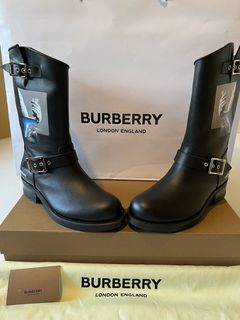 Burberry Zane Vintage Check Harness Rain Boots