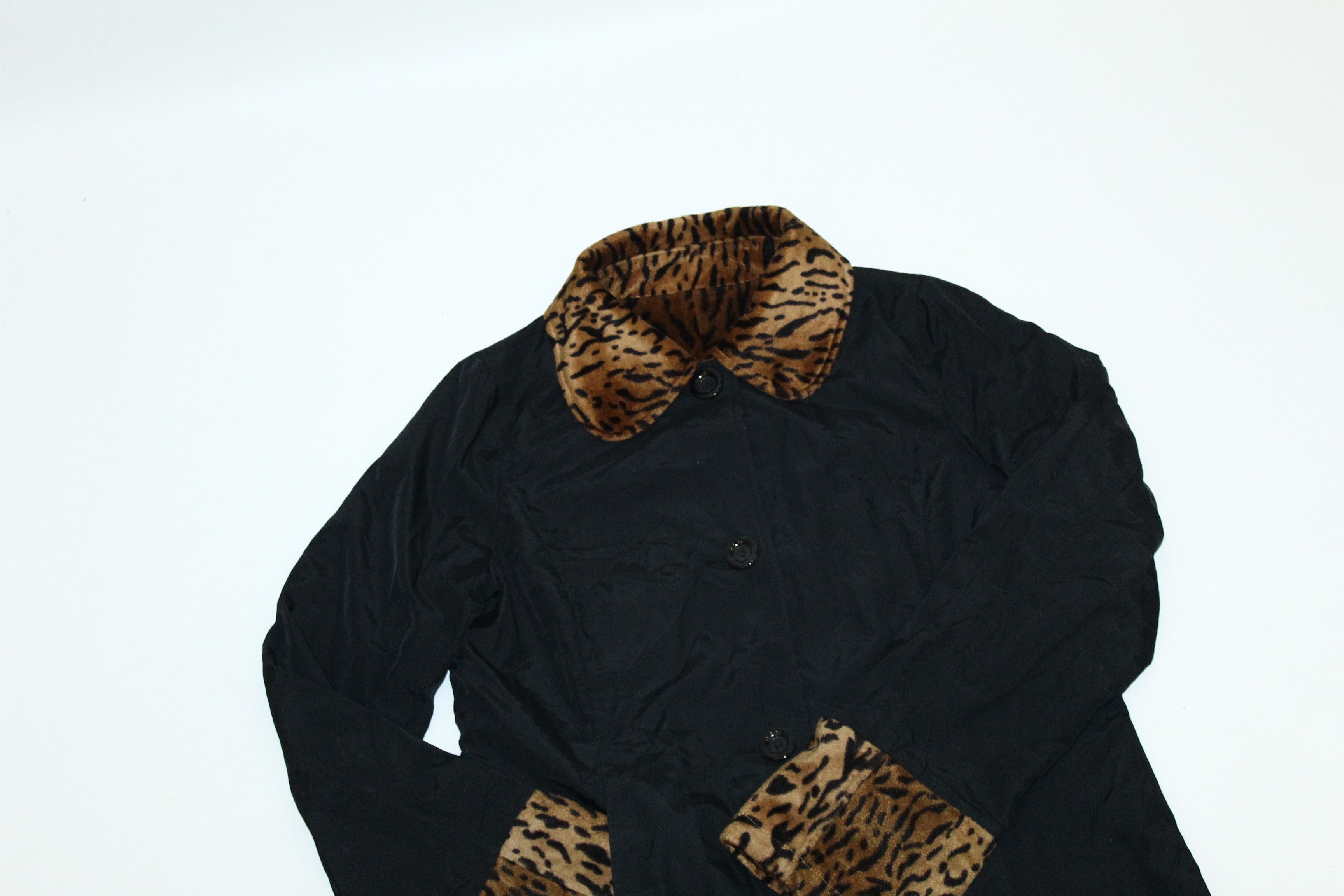 Japanese Brand 💥RARE💥 Dennis Basso Animal Print Faux Fur Reversible Coat Size S / US 4 / IT 40 - 10 Thumbnail