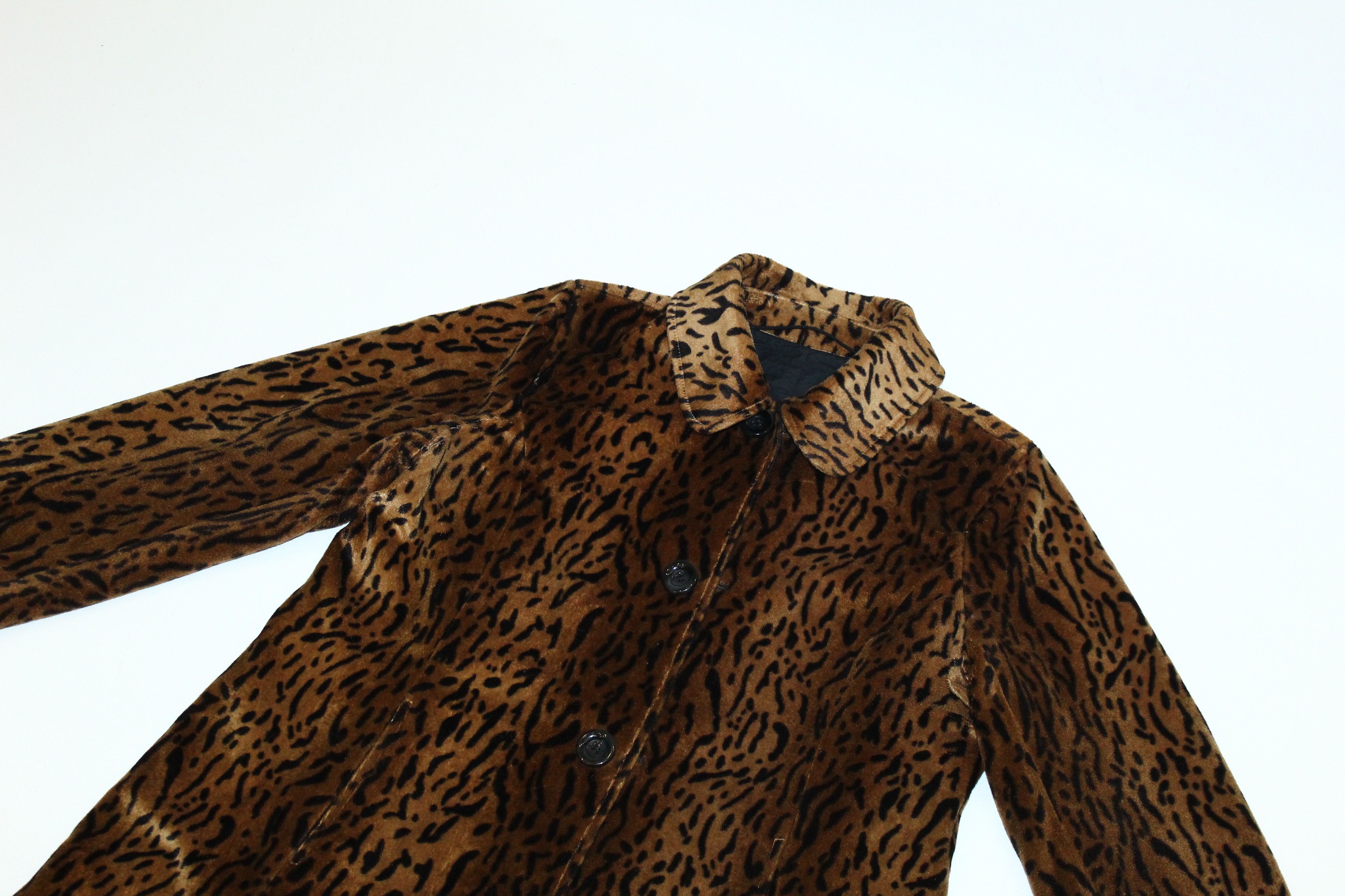 Japanese Brand 💥RARE💥 Dennis Basso Animal Print Faux Fur Reversible Coat Size S / US 4 / IT 40 - 6 Thumbnail
