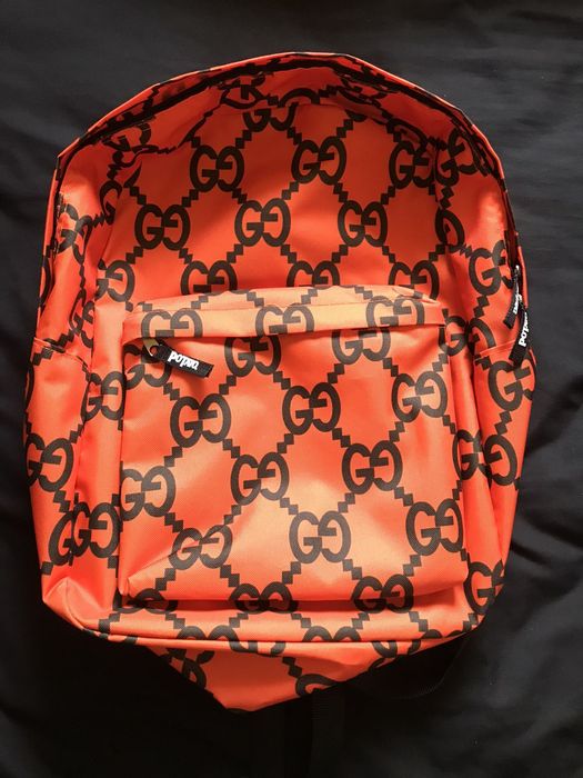 Imran Potato Imran Potato Gucci Orange Pumpkin Backpack (Broken Zipper)