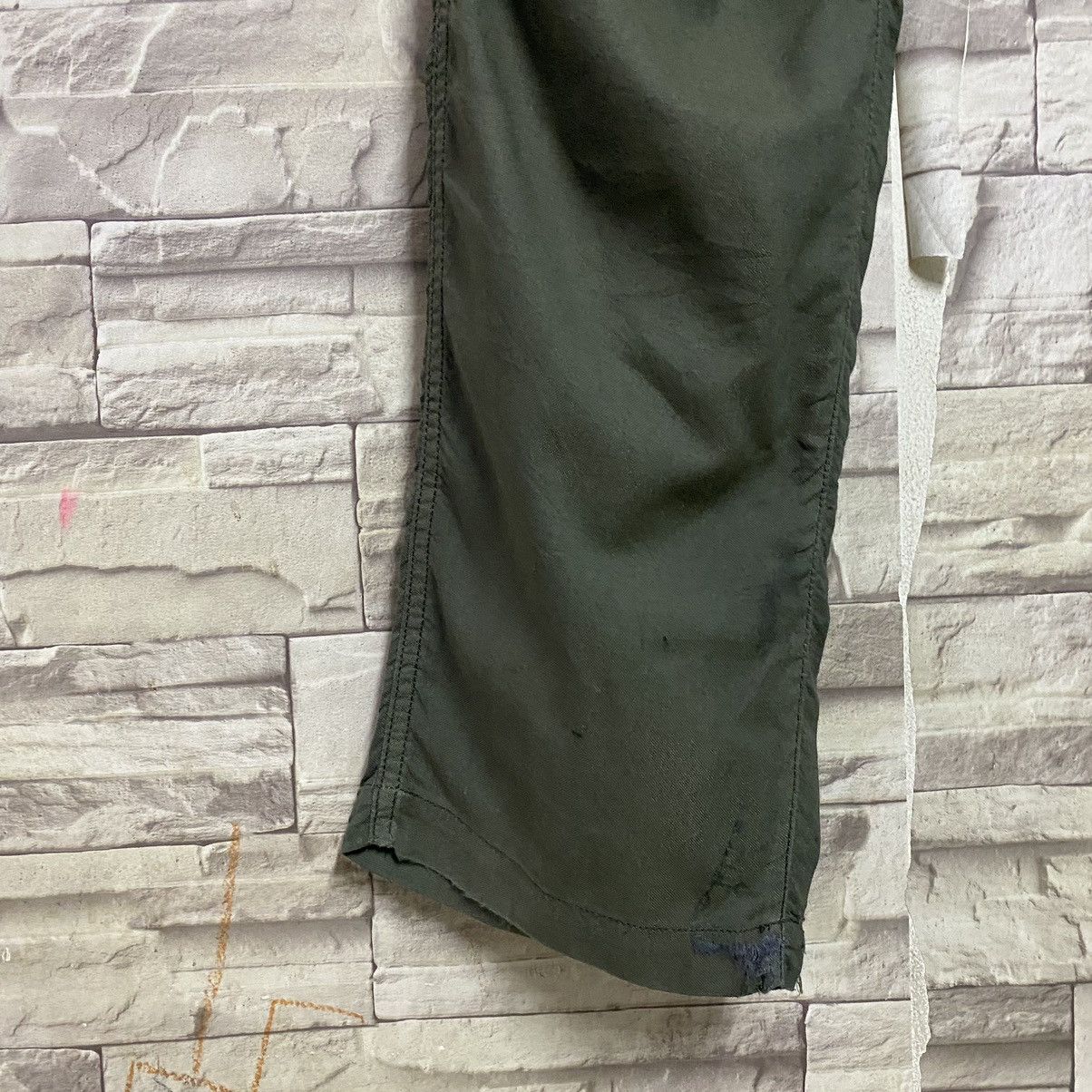Sage De Cret SAGE DE CRET Linen Cargo Pants Made in Japan Size US 31 - 10 Thumbnail