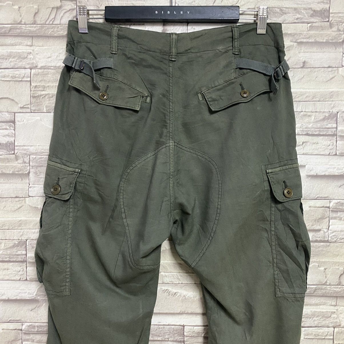 Sage De Cret SAGE DE CRET Linen Cargo Pants Made in Japan Size US 31 - 13 Thumbnail