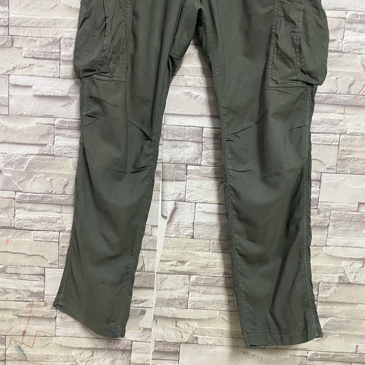 Sage De Cret SAGE DE CRET Linen Cargo Pants Made in Japan Size US 31 - 11 Thumbnail