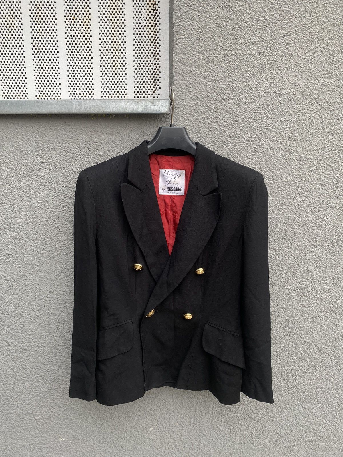 Moschino × Vintage Rare Vintage 90s Moschino Cheap and Chic Luxury Blazer Wmns Size S / US 4 / IT 40 - 1 Thumbnail