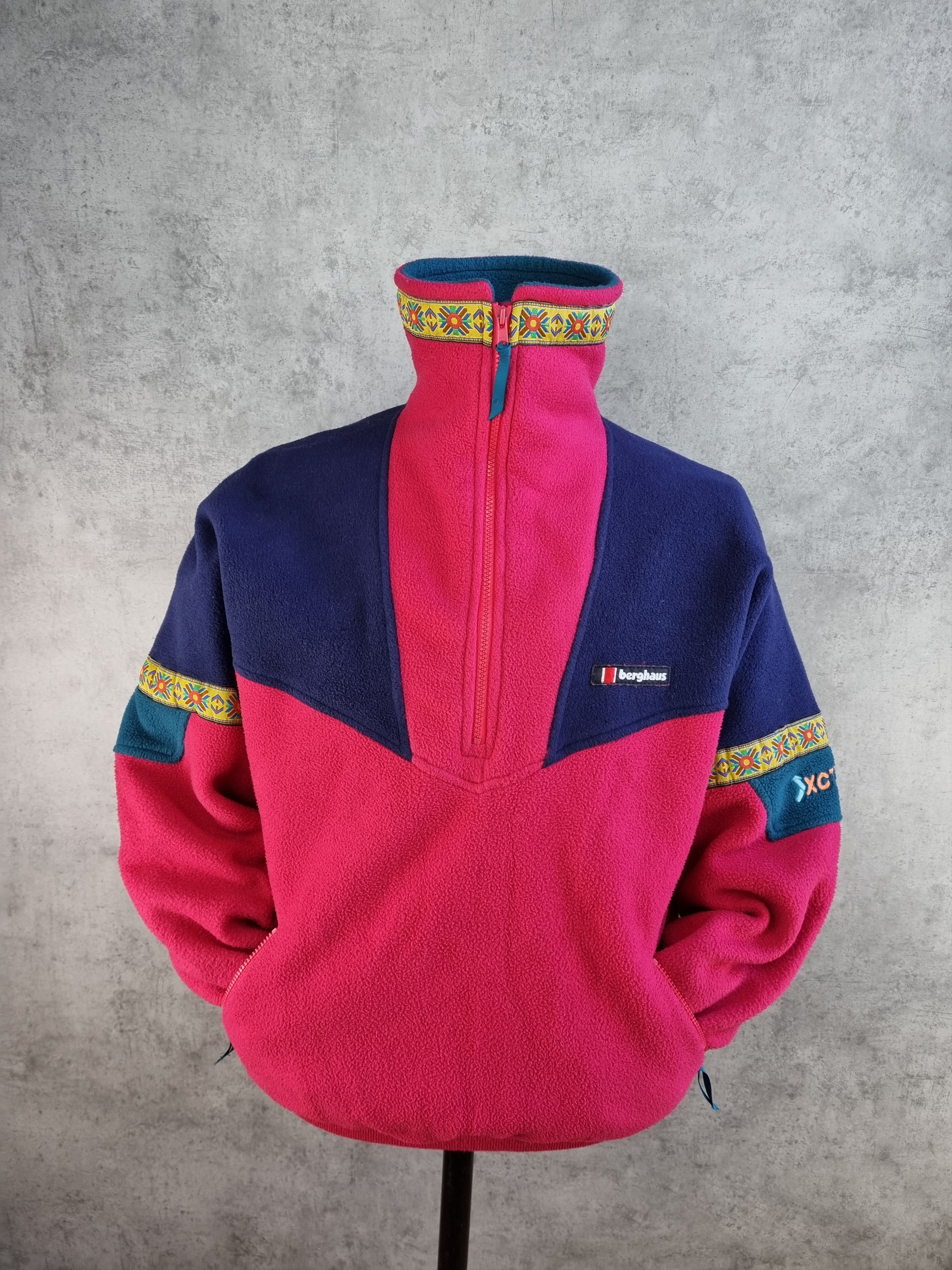 Berghaus × Polartec Berghaus Windstopper Fleece/Nylon Inside High Neck Pullover Size US L / EU 52-54 / 3 - 7 Thumbnail
