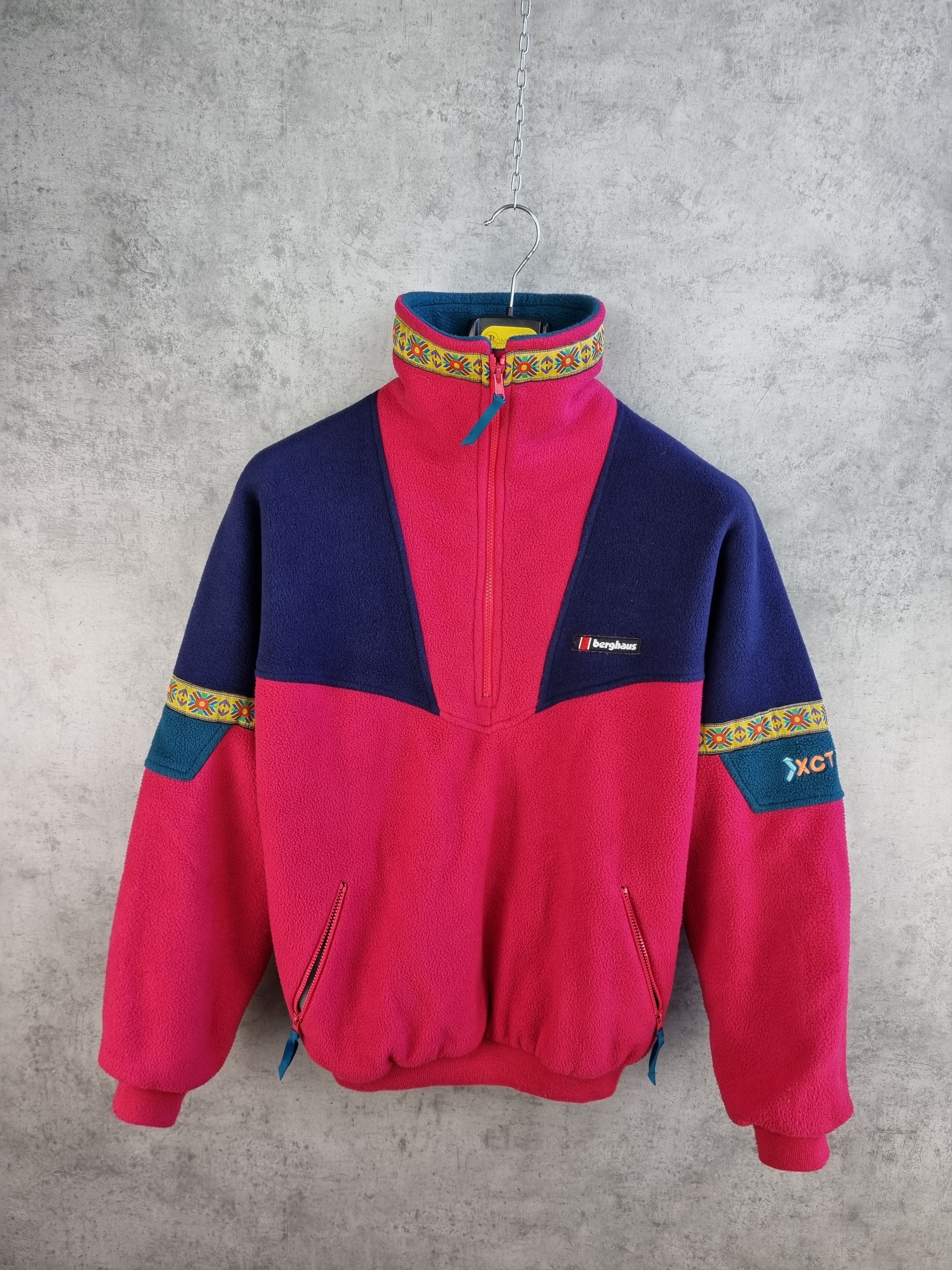Berghaus × Polartec Berghaus Windstopper Fleece/Nylon Inside High Neck Pullover Size US L / EU 52-54 / 3 - 4 Thumbnail