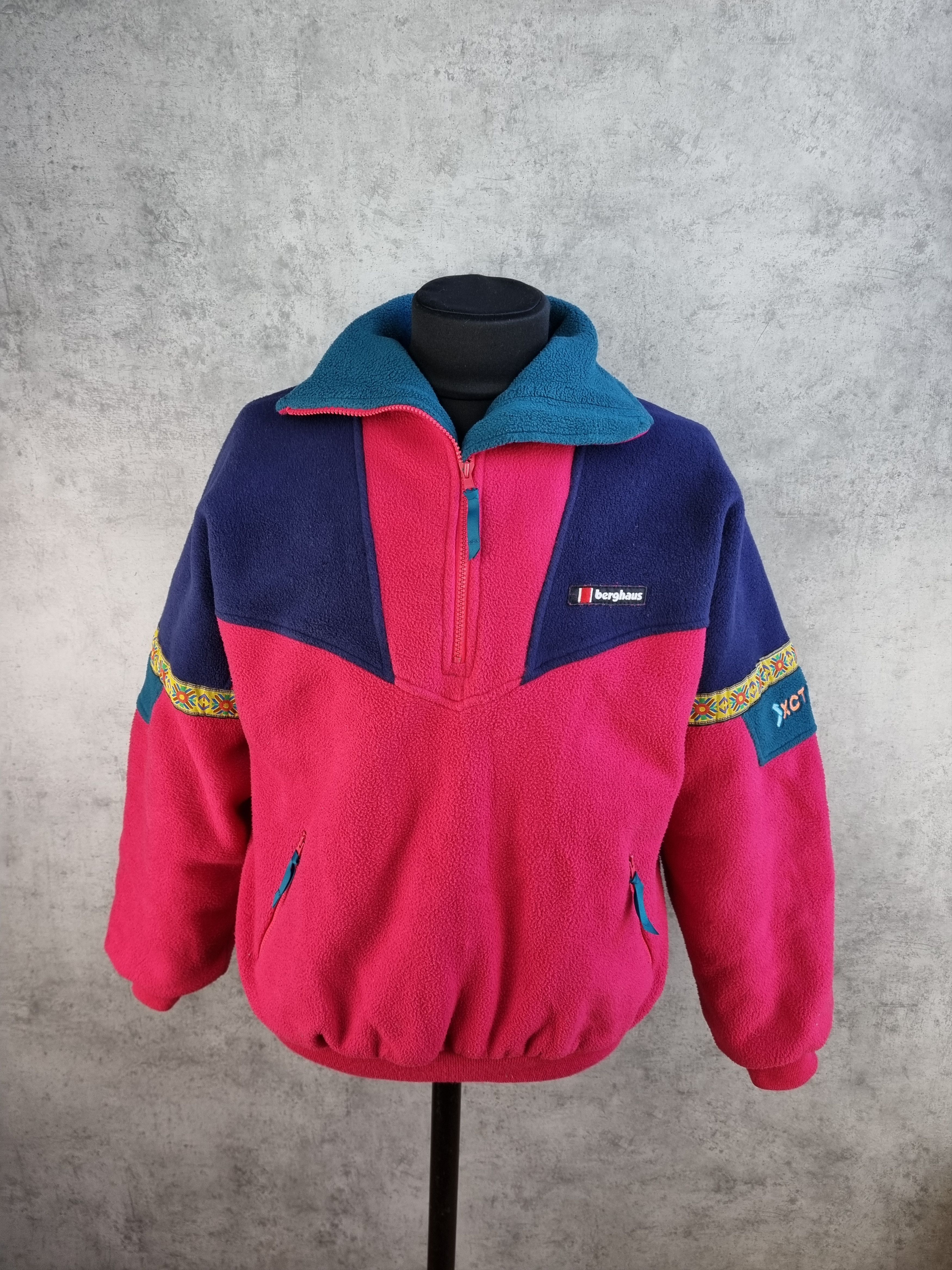 Berghaus × Polartec Berghaus Windstopper Fleece/Nylon Inside High Neck Pullover Size US L / EU 52-54 / 3 - 6 Thumbnail