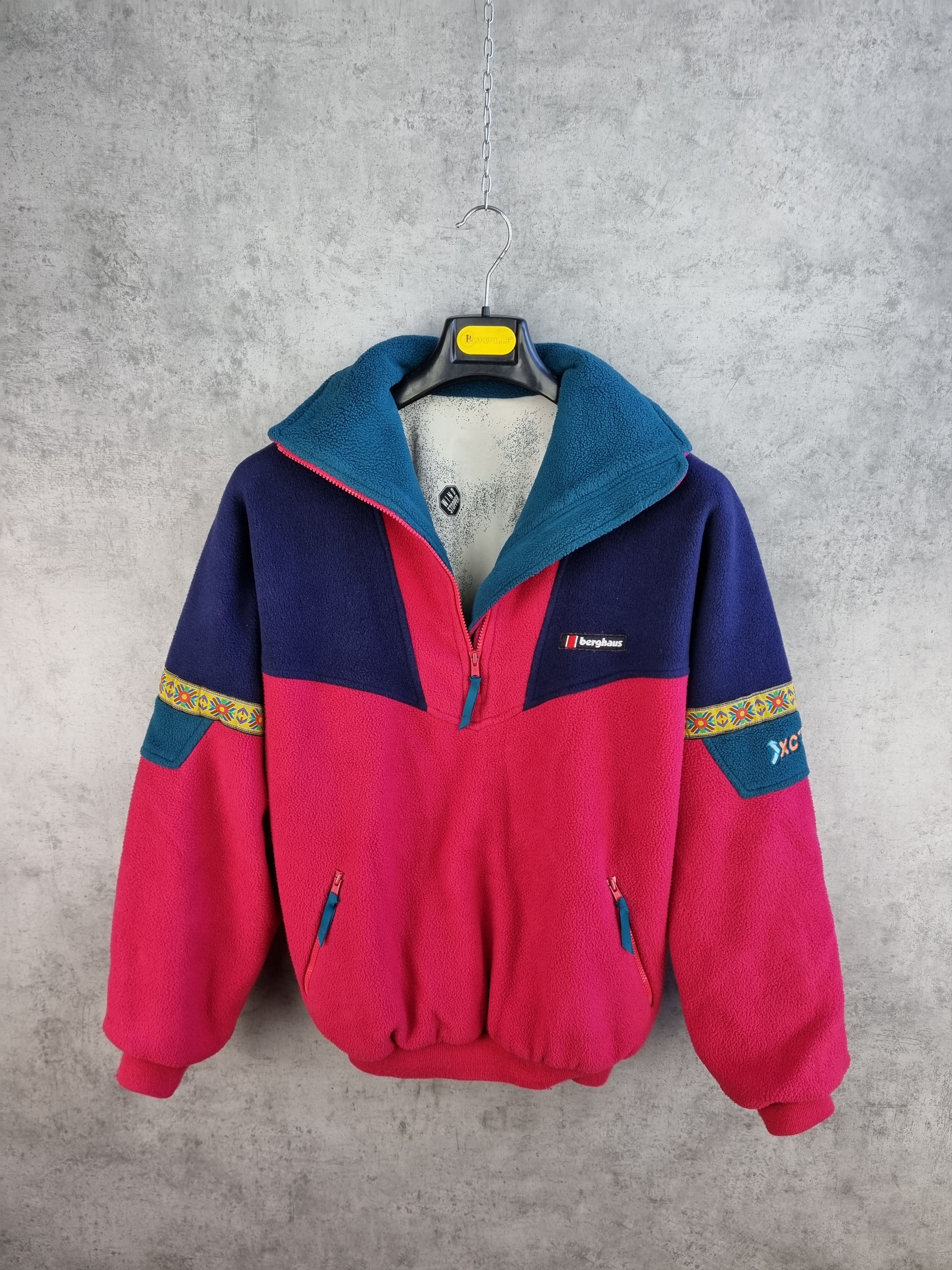 Berghaus × Polartec Berghaus Windstopper Fleece/Nylon Inside High Neck Pullover Size US L / EU 52-54 / 3 - 3 Thumbnail